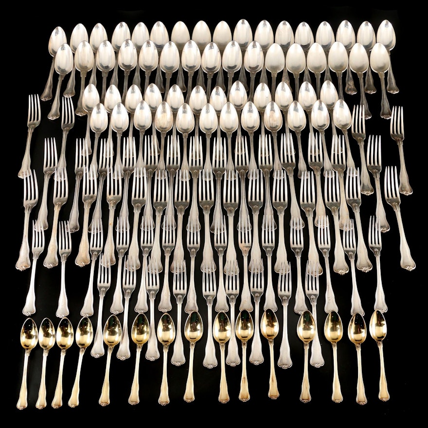 Hippolyte Thomas French Sterling Silver Flatware, 1845-1855