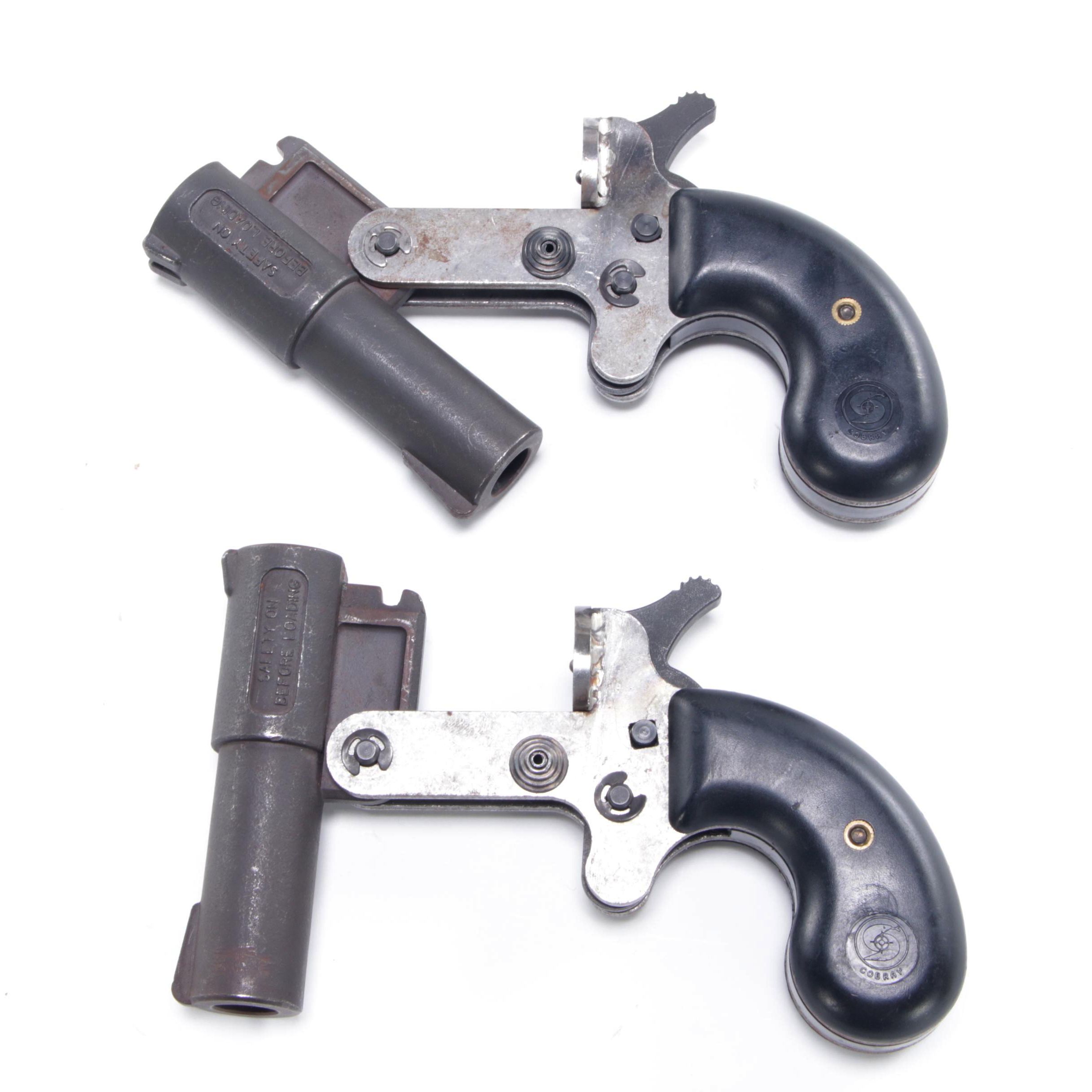 Pair of Cobray FMJ Model D .45 Single Shot Pistols