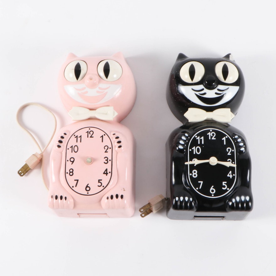 California Clock Co. Kit-Cat Klocks, Mid-20th Century