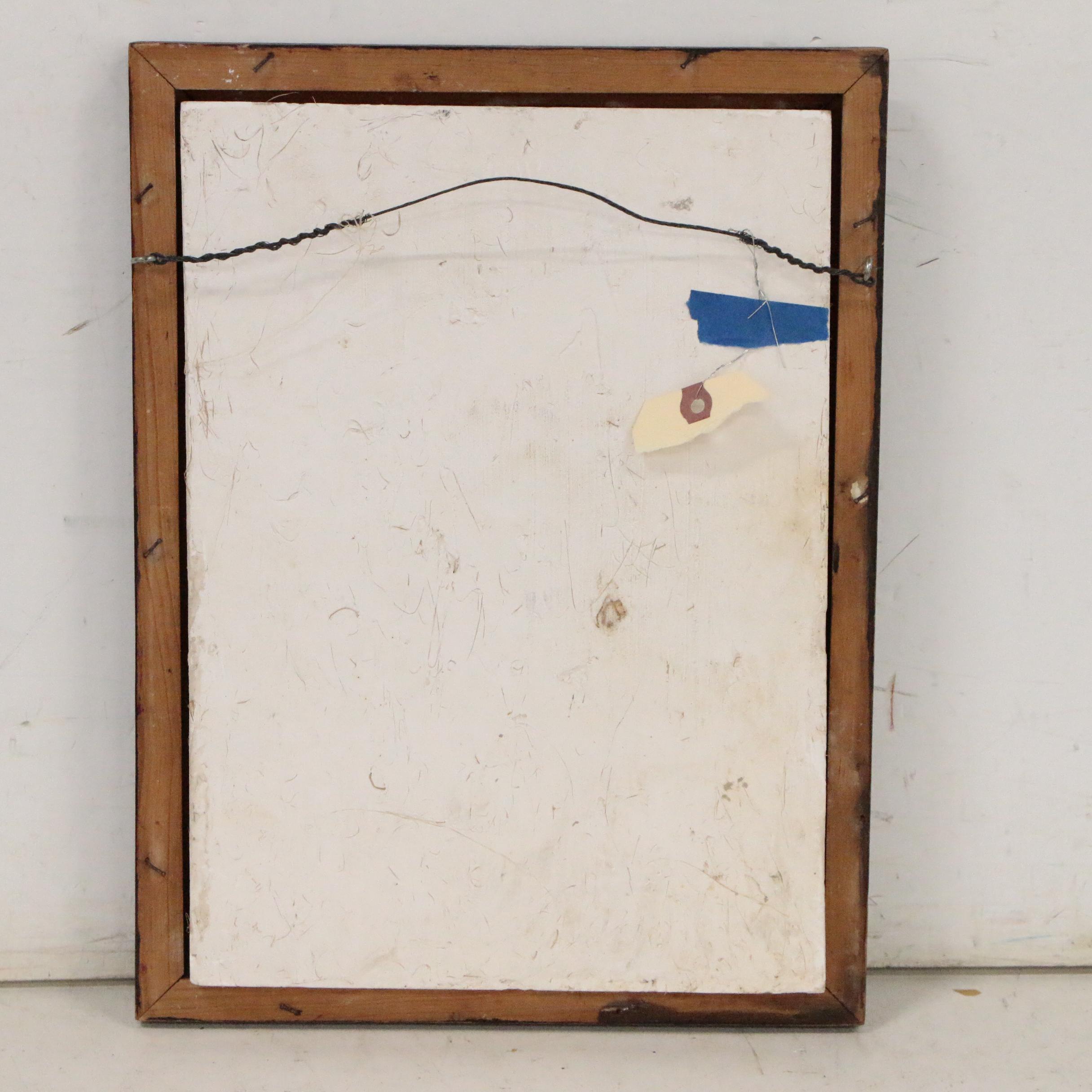 Plaster Relief Panel of Alfred Bernhard Nobel