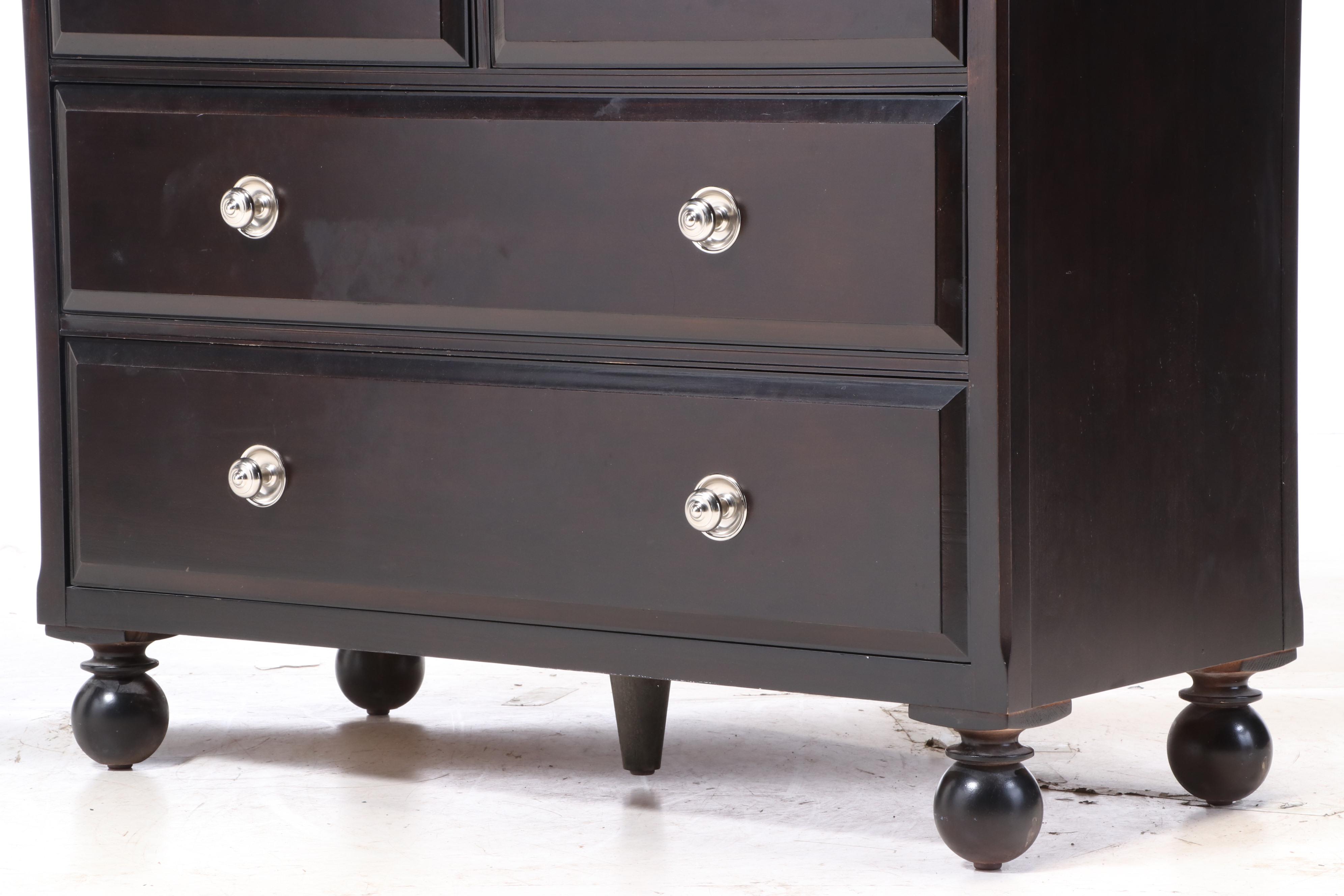 Martha Stewart Signature Furniture with Bernhardt Black/Dark Brown-Stained Chest