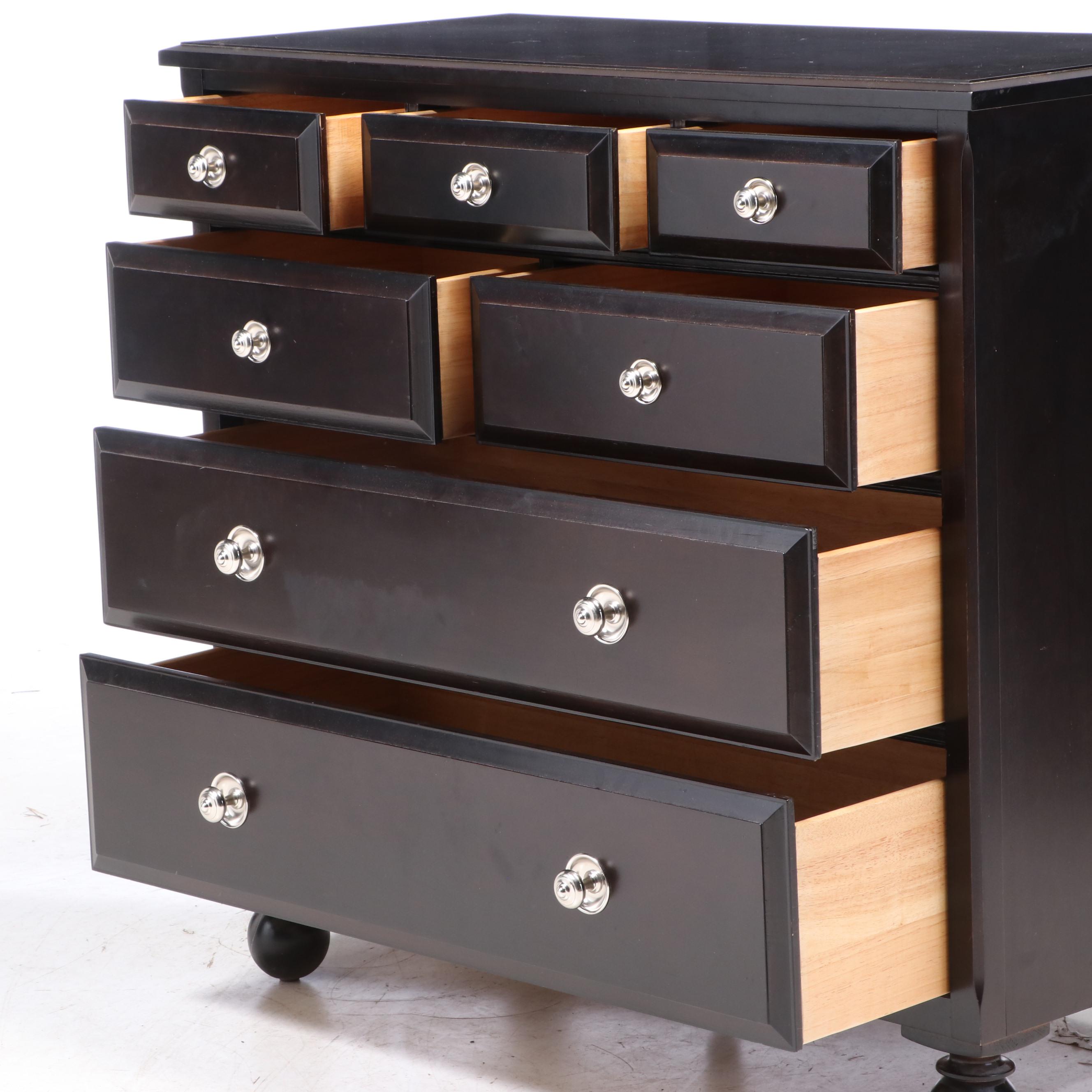 Martha Stewart Signature Furniture with Bernhardt Black/Dark Brown-Stained Chest