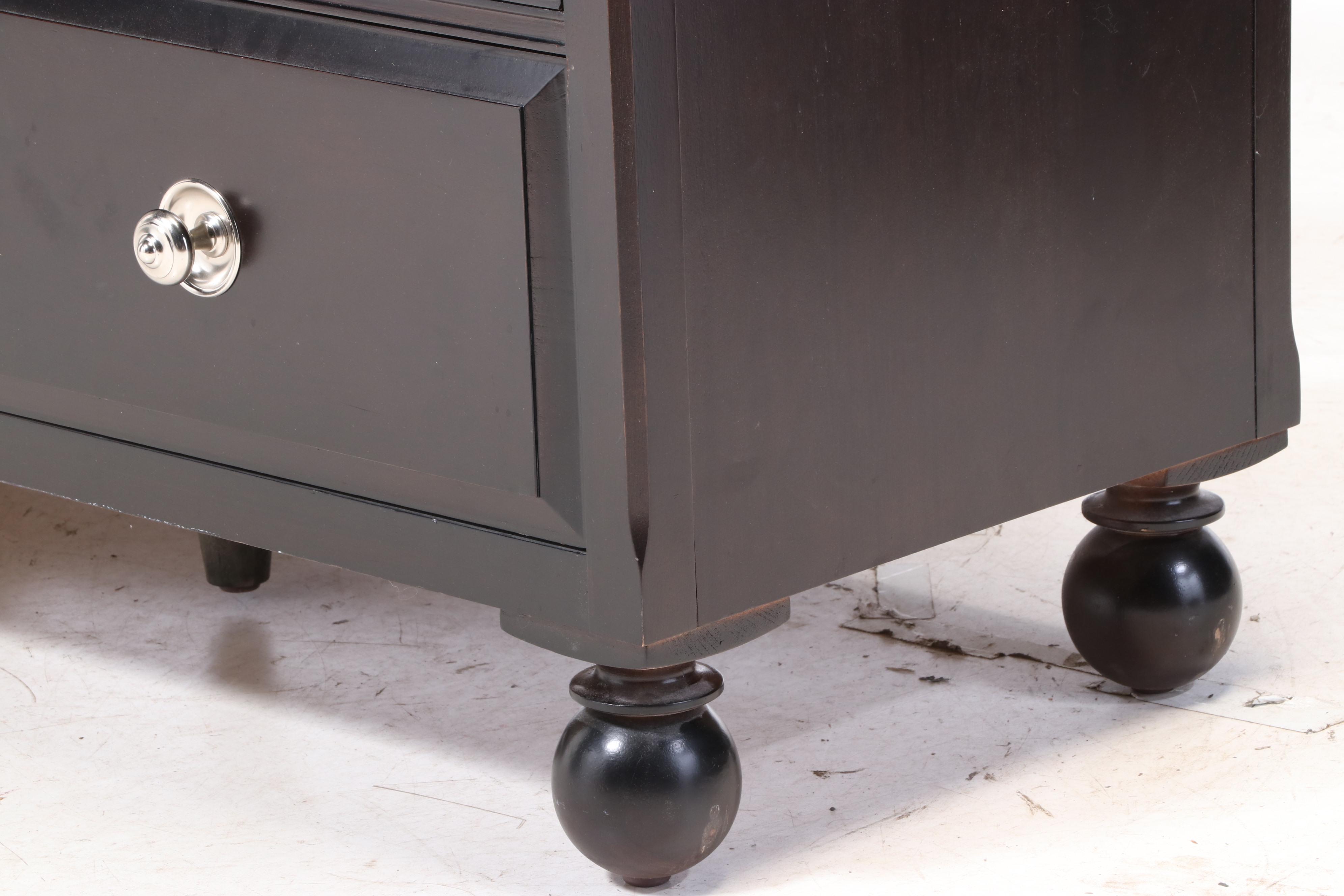 Martha Stewart Signature Furniture with Bernhardt Black/Dark Brown-Stained Chest