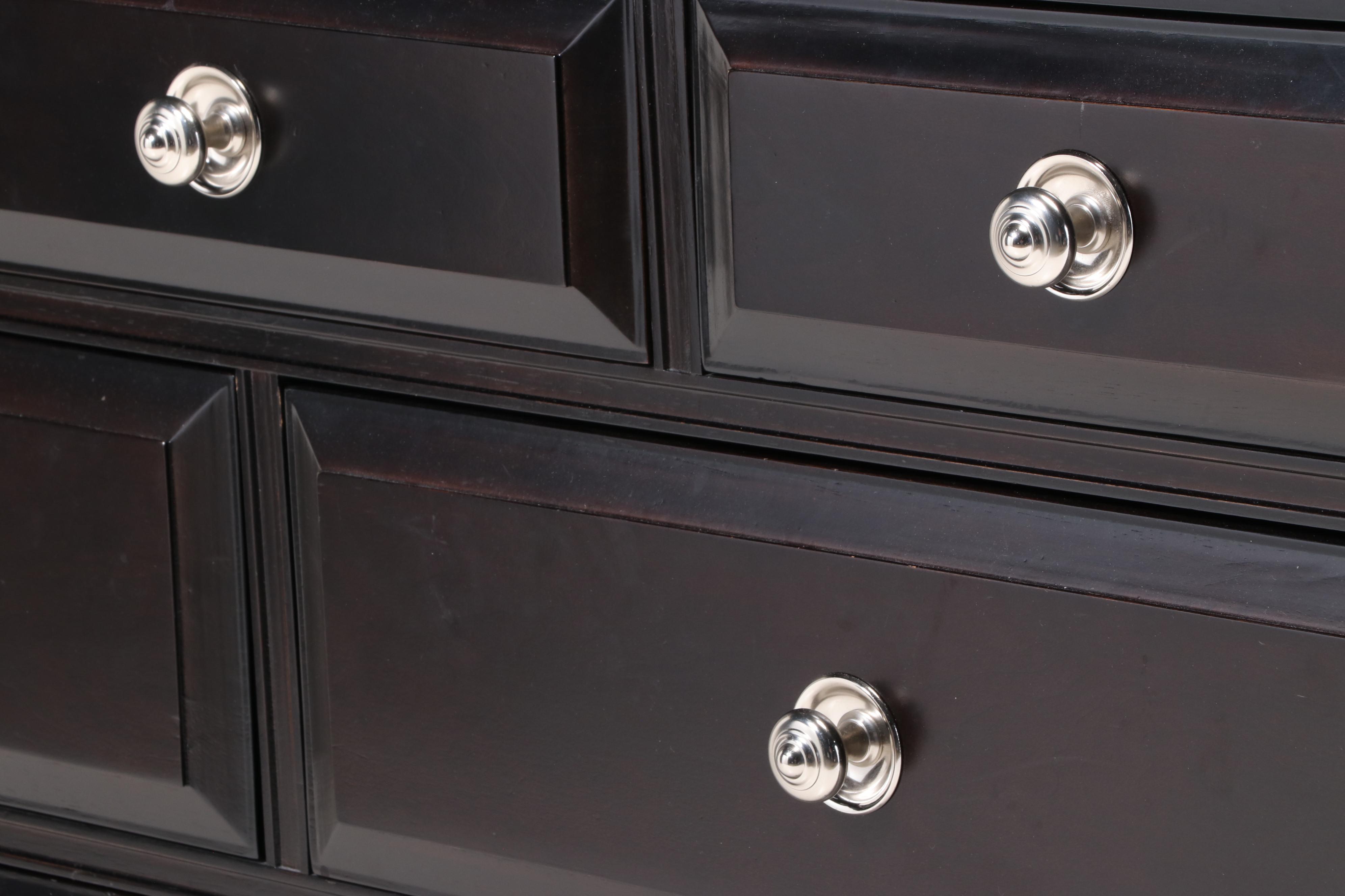 Martha Stewart Signature Furniture with Bernhardt Black/Dark Brown-Stained Chest