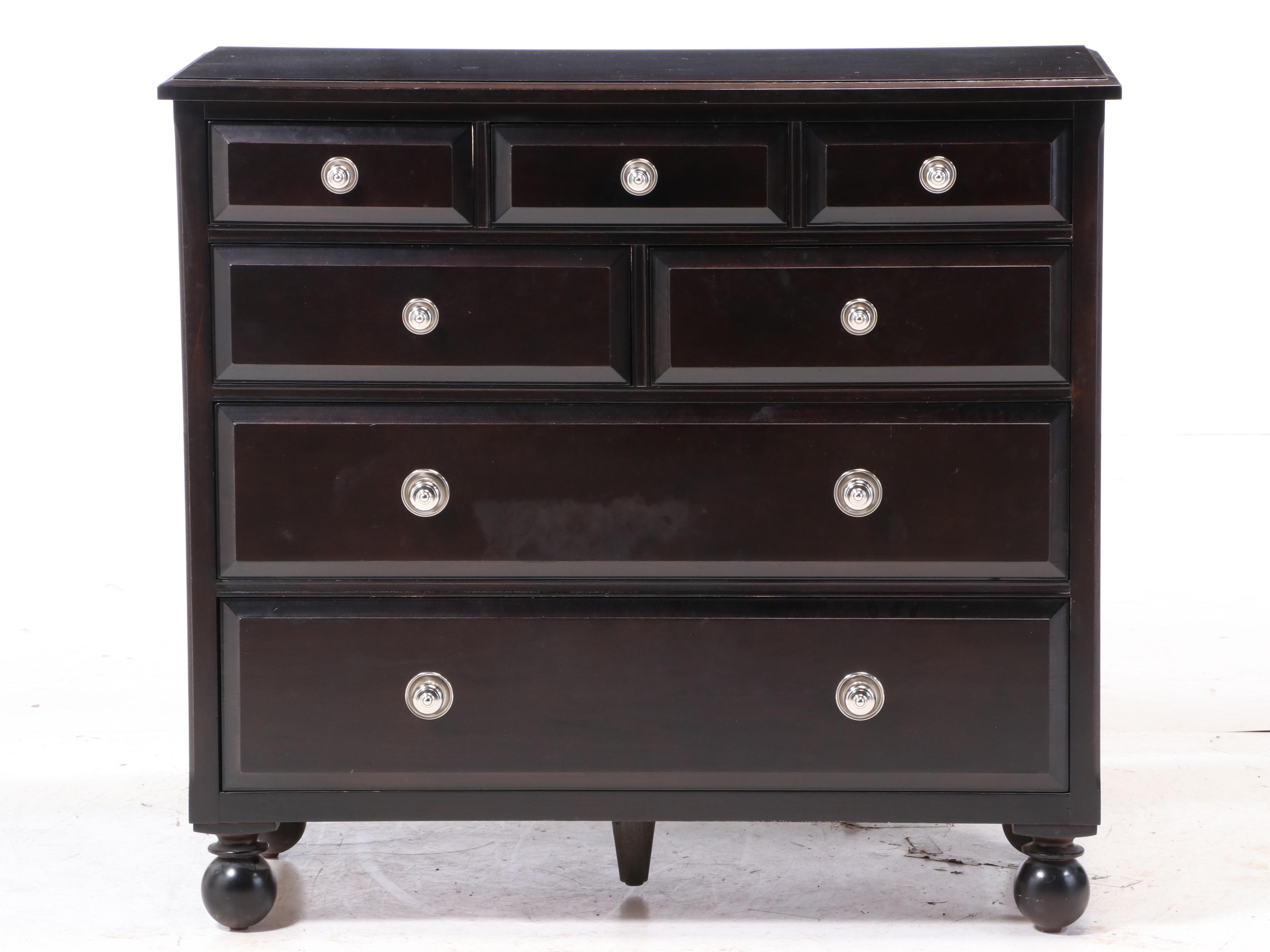 Martha Stewart Signature Furniture with Bernhardt Black/Dark Brown-Stained Chest