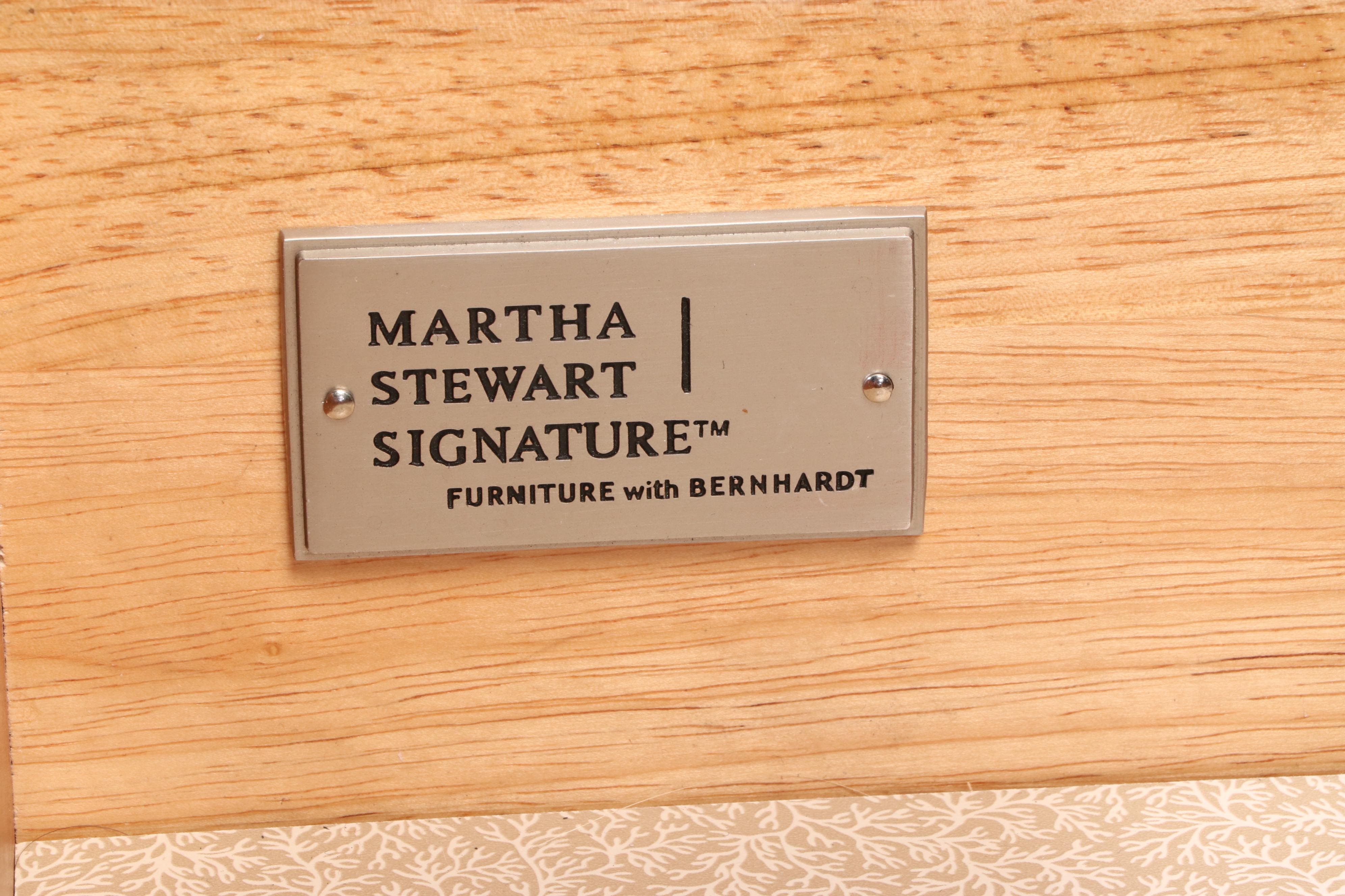 Martha Stewart Signature Furniture with Bernhardt Black/Dark Brown-Stained Chest