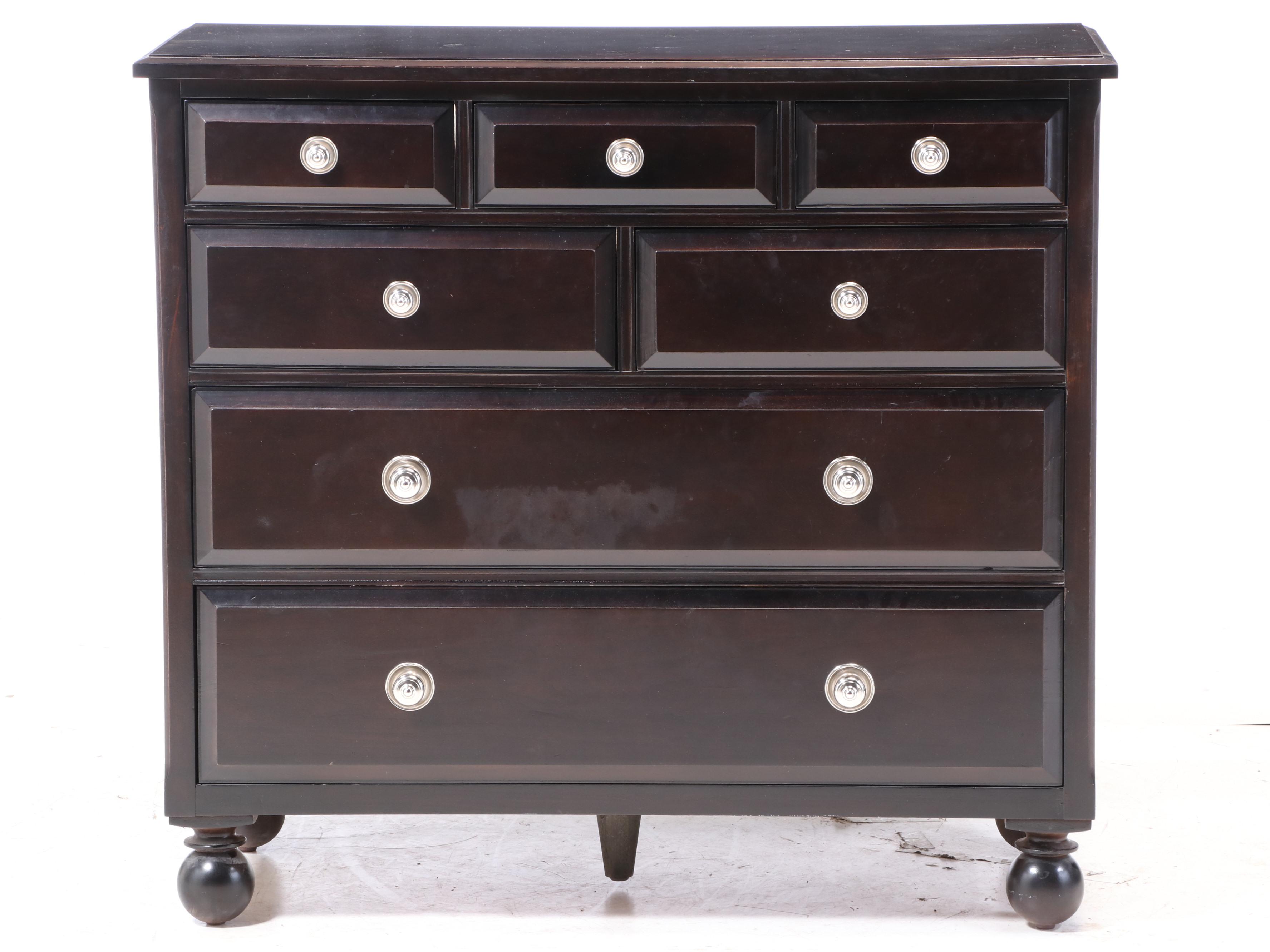 Martha Stewart Signature Furniture with Bernhardt Black/Dark Brown-Stained Chest