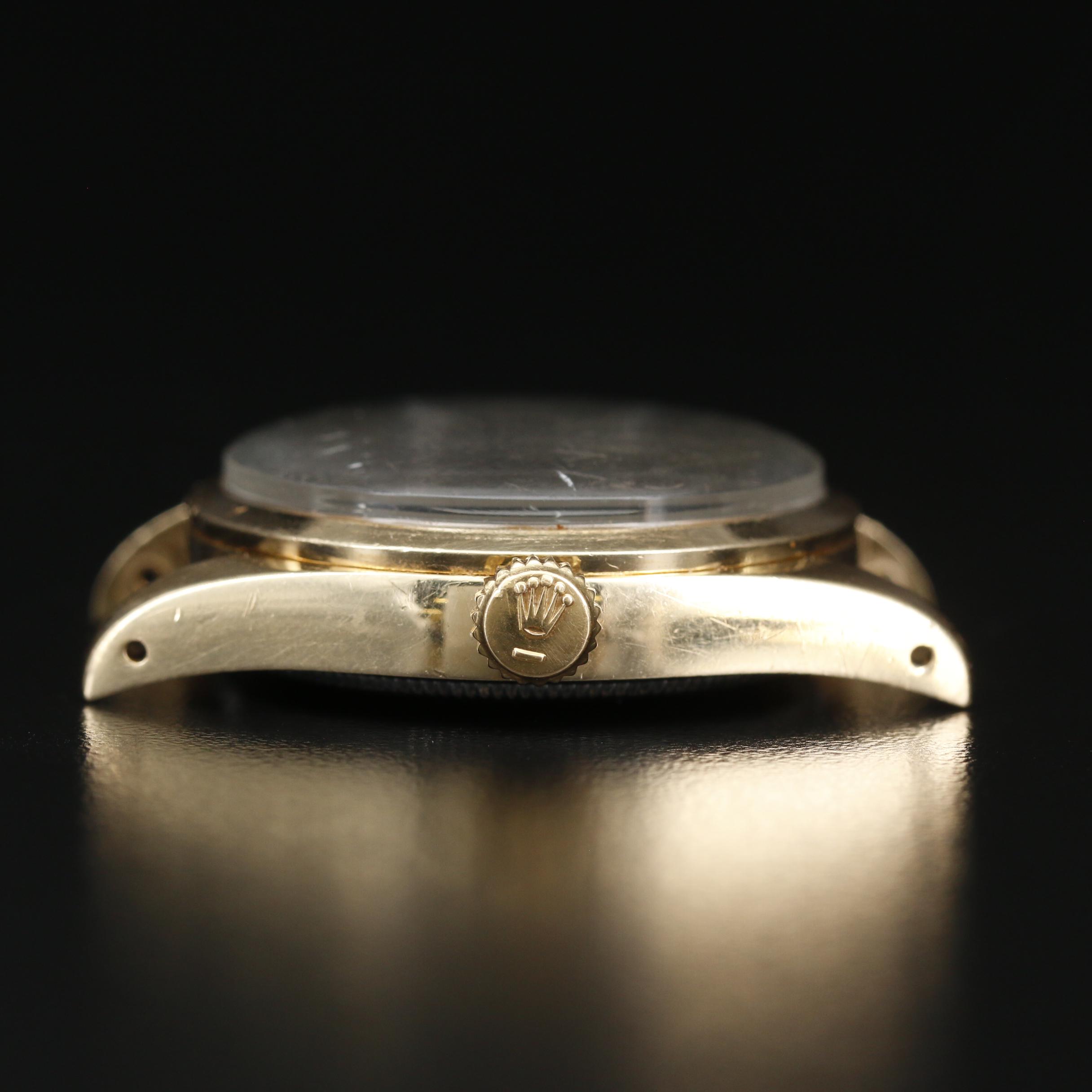 Vintage Rolex "Oyster Perpetual" Gold Shell Watch