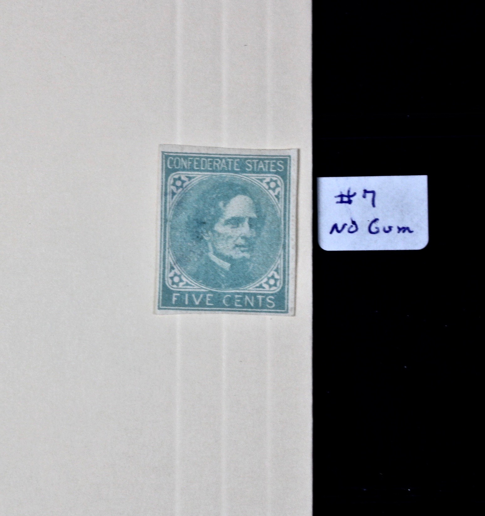 Confederate Postage Stamp Collection, Including Scott CSA #1, #2, #8