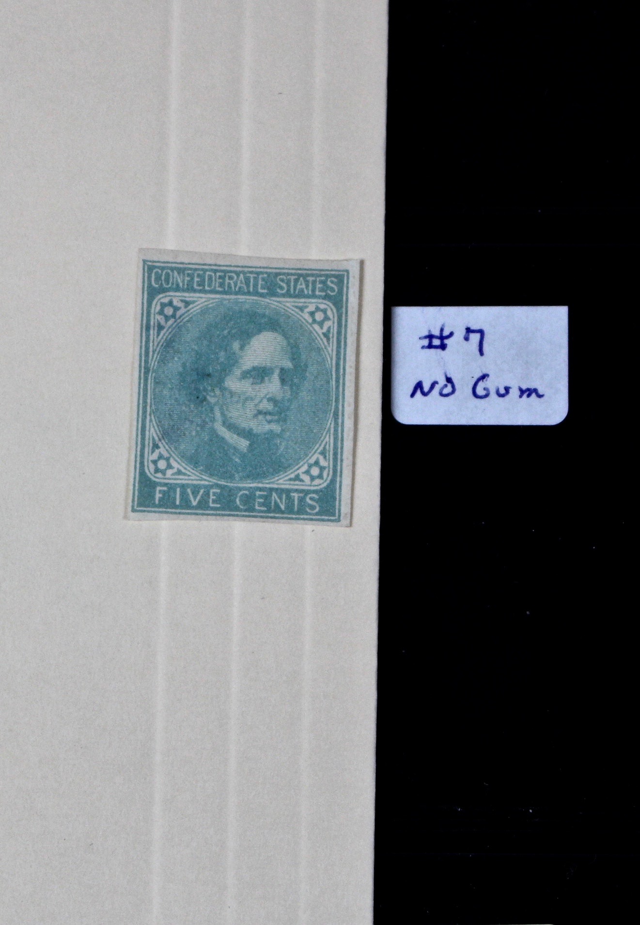 Confederate Postage Stamp Collection, Including Scott CSA #1, #2, #8