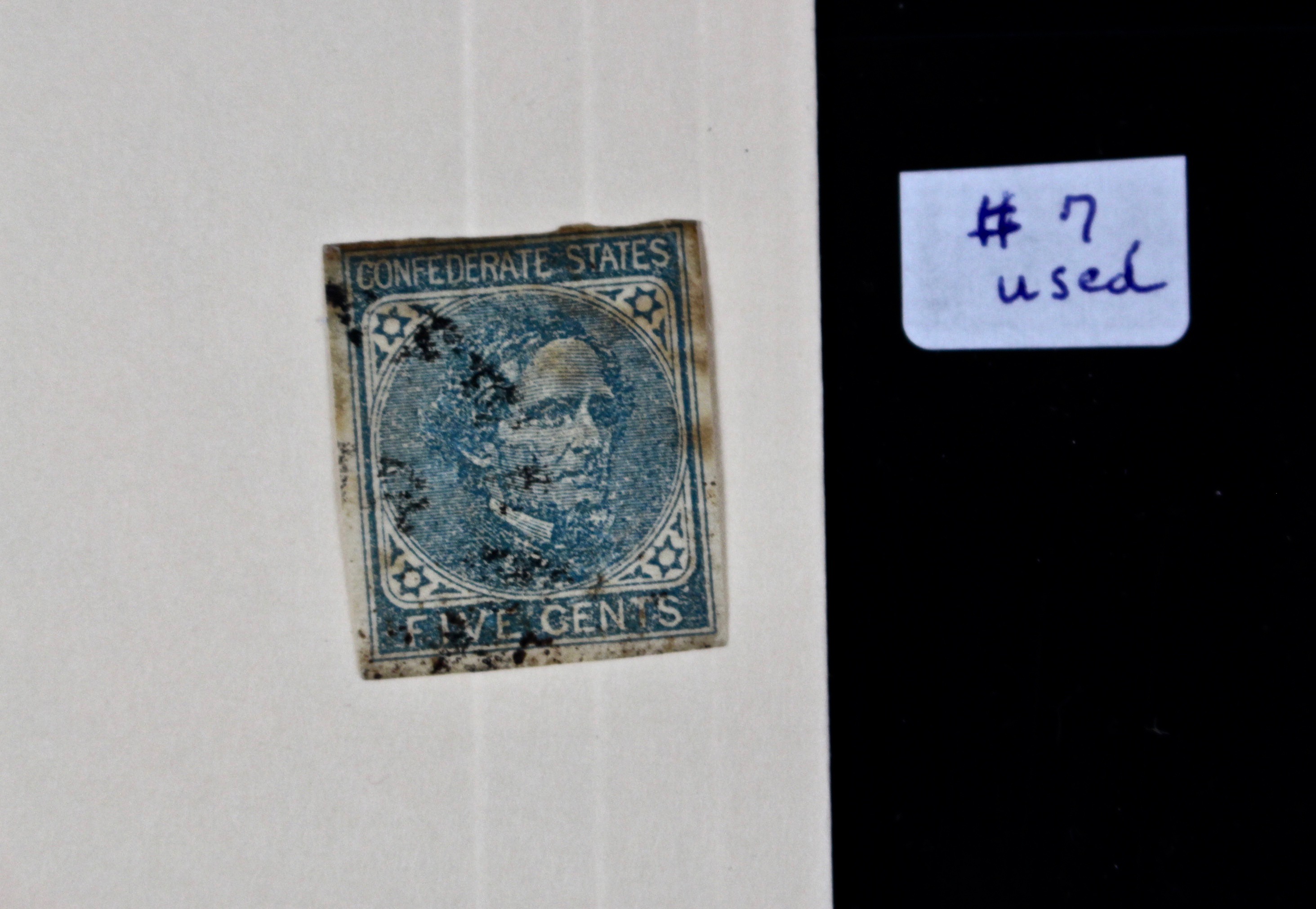 Confederate Postage Stamp Collection, Including Scott CSA #1, #2, #8