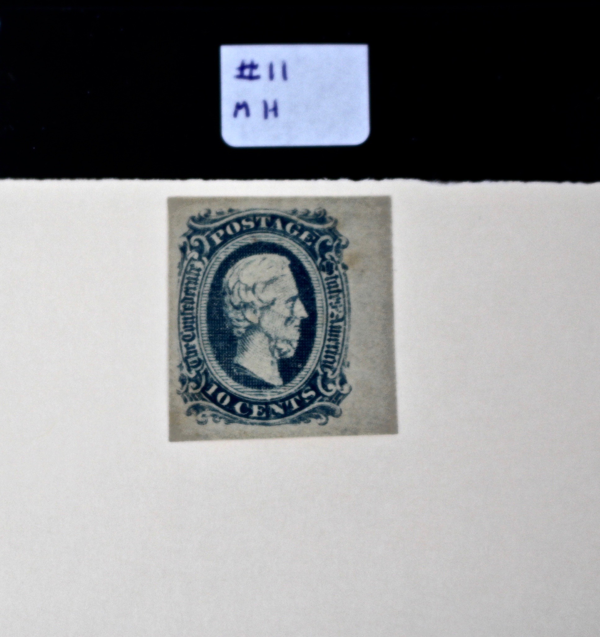 Confederate Postage Stamp Collection, Including Scott CSA #1, #2, #8