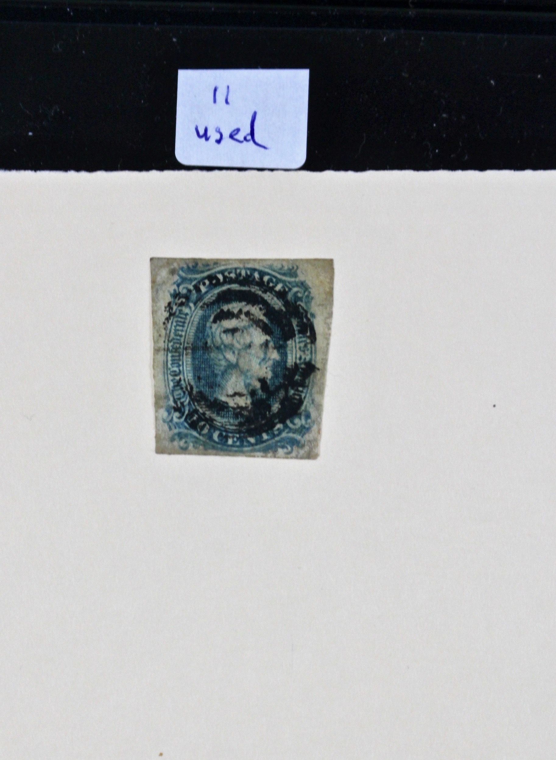 Confederate Postage Stamp Collection, Including Scott CSA #1, #2, #8