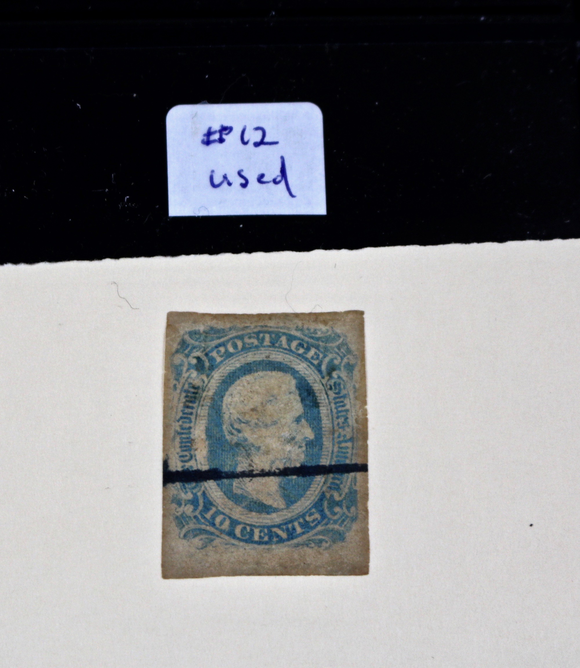 Confederate Postage Stamp Collection, Including Scott CSA #1, #2, #8