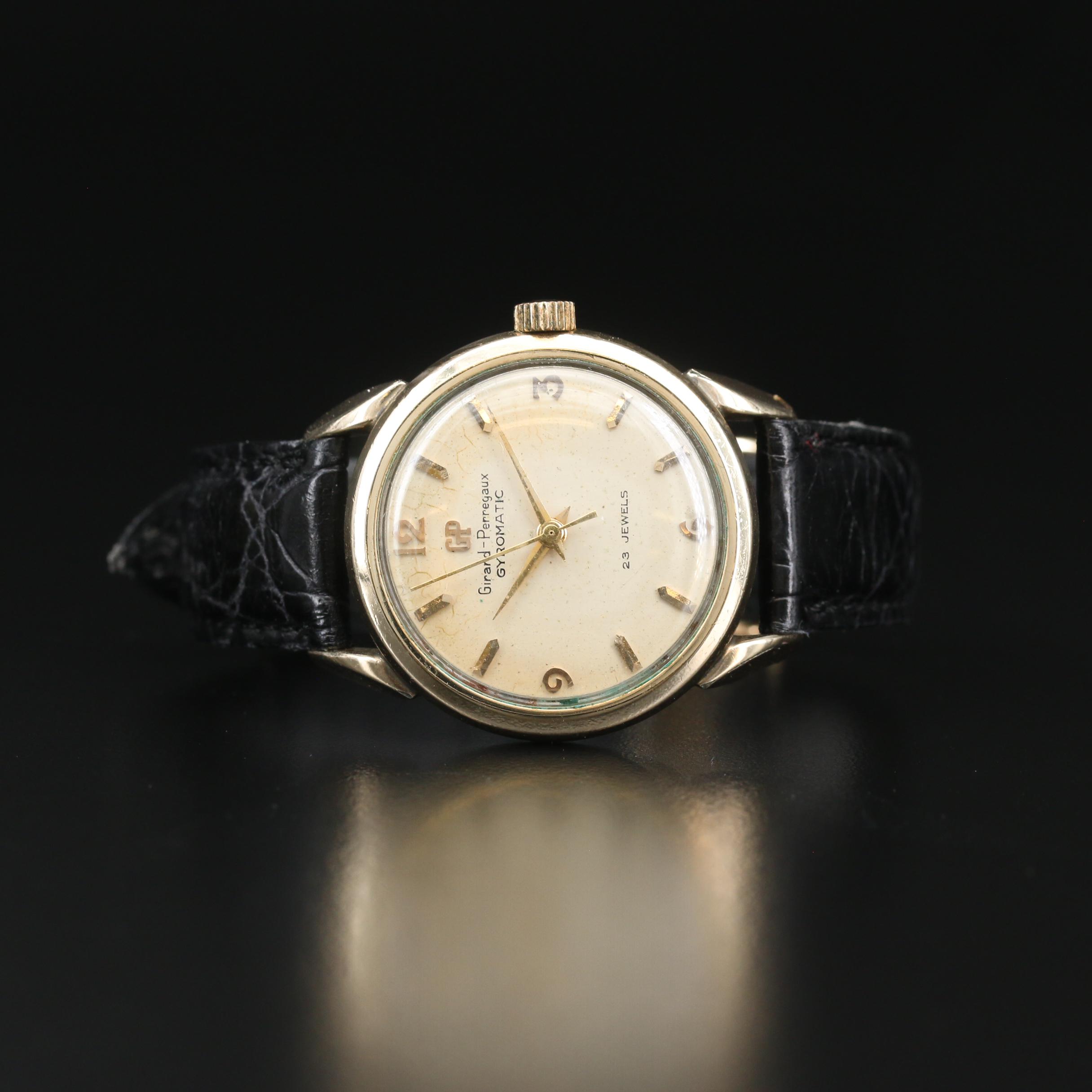 Vintage Girard-Perregaux "Gyromatic" 10K Gold Filled Watch