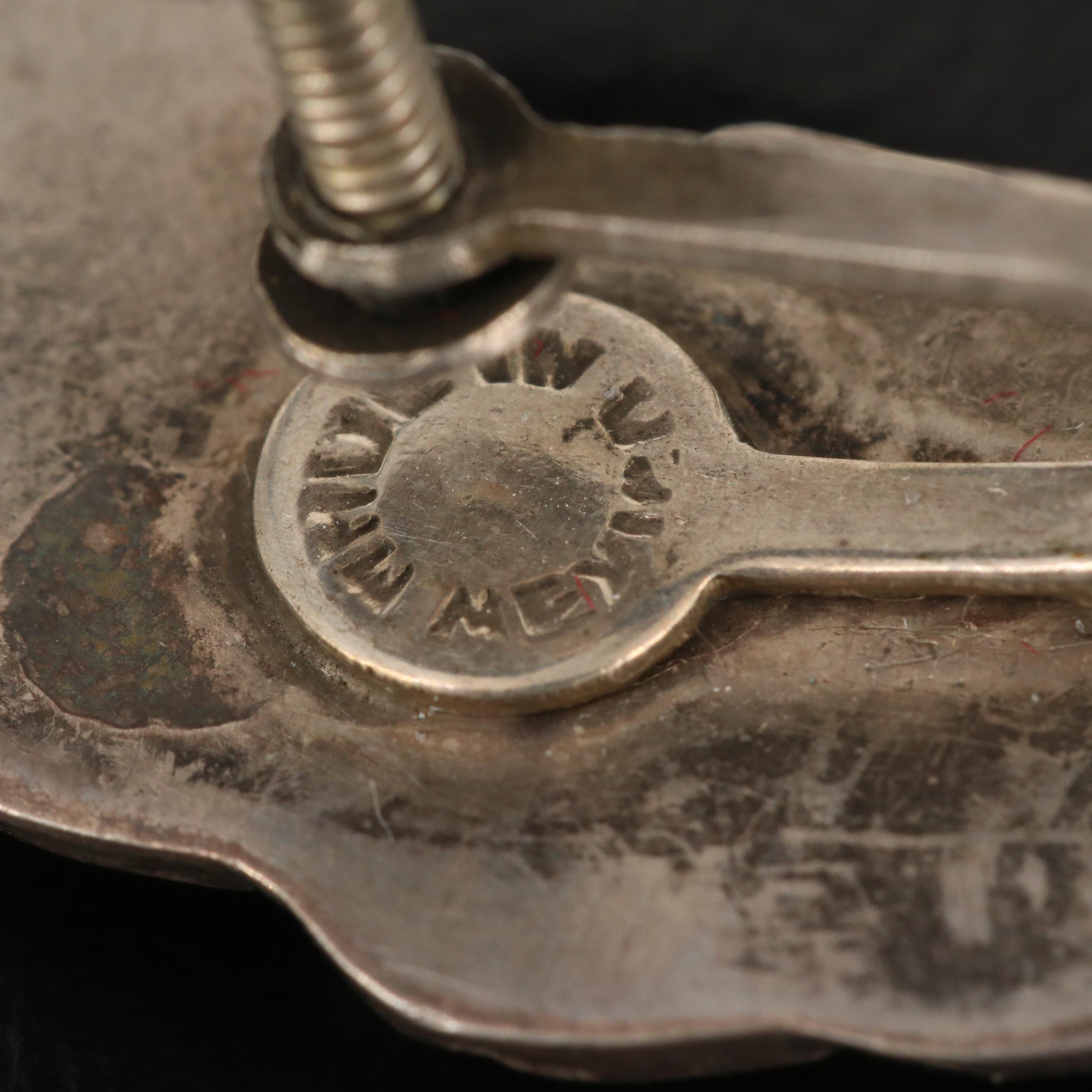 Mexican Sterling Silver Screw Back Earring Assortment