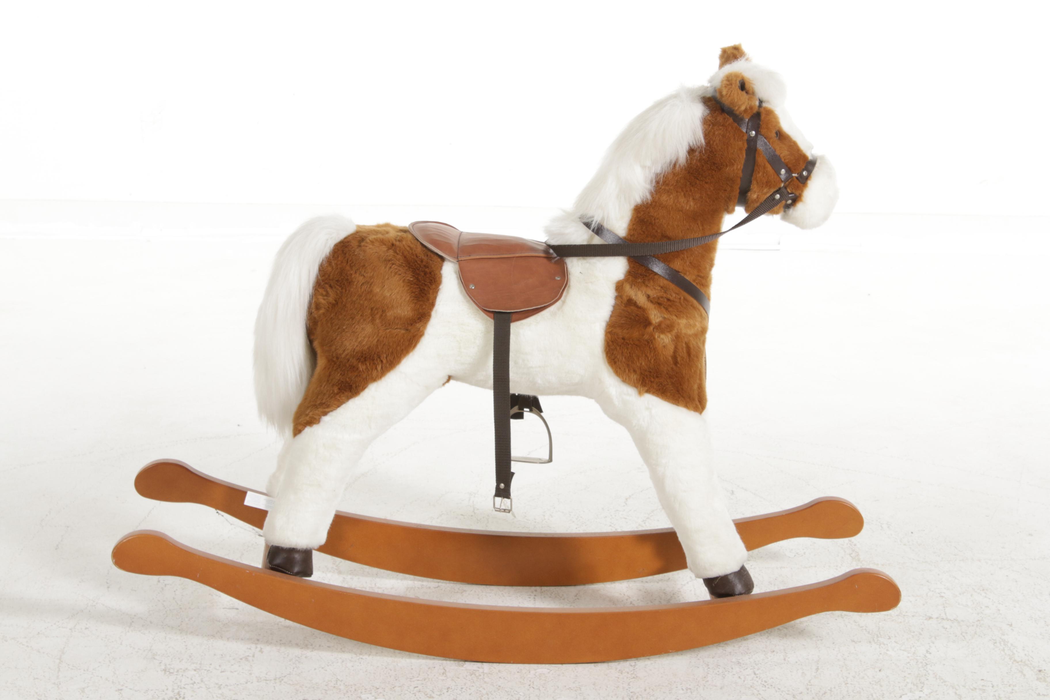 Mulholland & Bailie Plush Rocking Horse