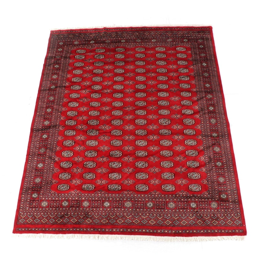 8'2 x 10'8 Hand-Knotted Pakistani Azra Bokhara Wool Rug