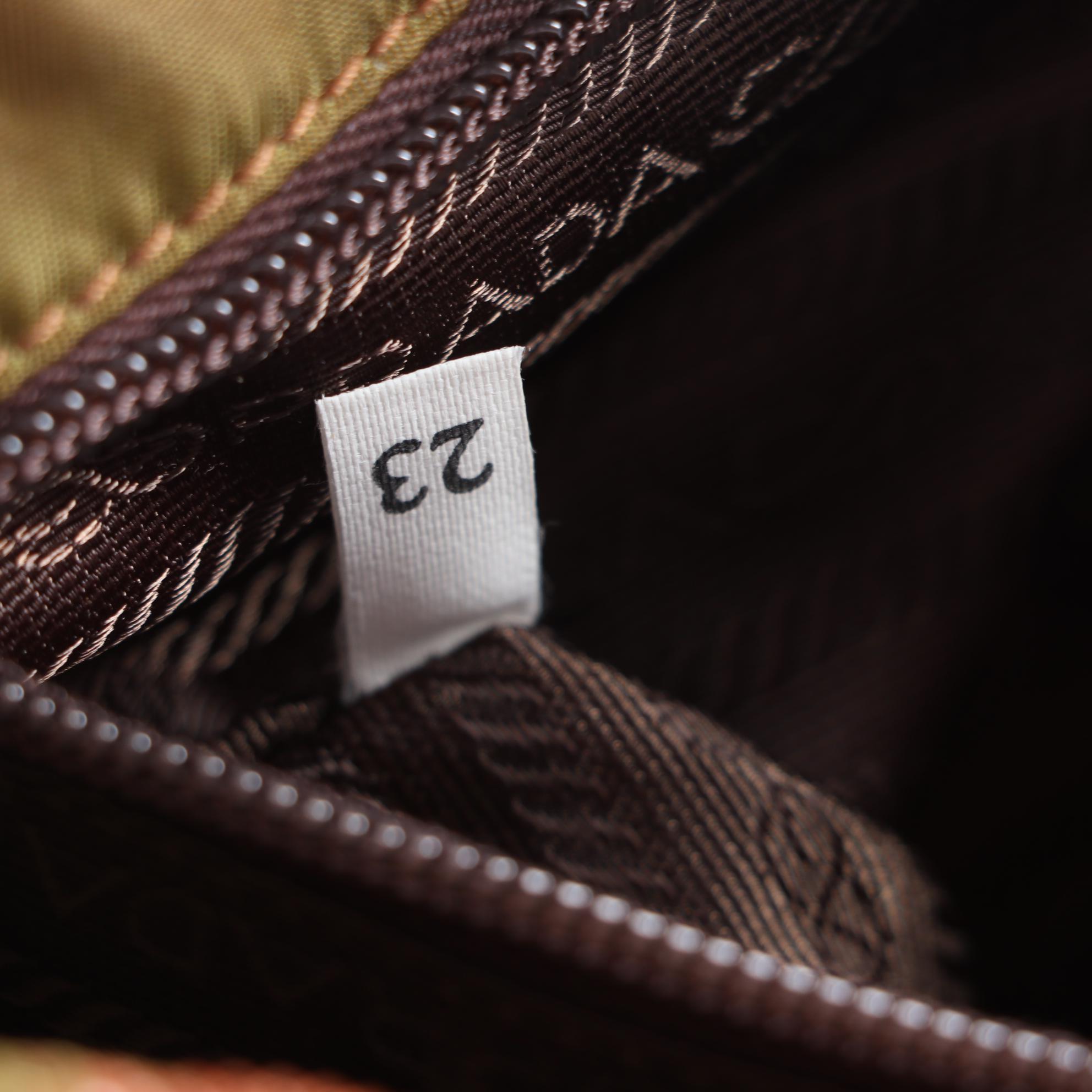 Prada Tessuto City Nylon Shoulder Tote in Bruciato