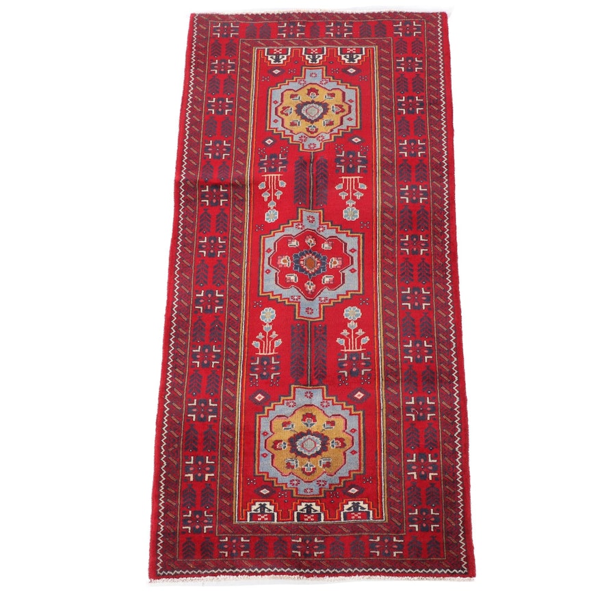 3'3 x 7'5 Hand-Knotted Northwest Persia Wool Rug