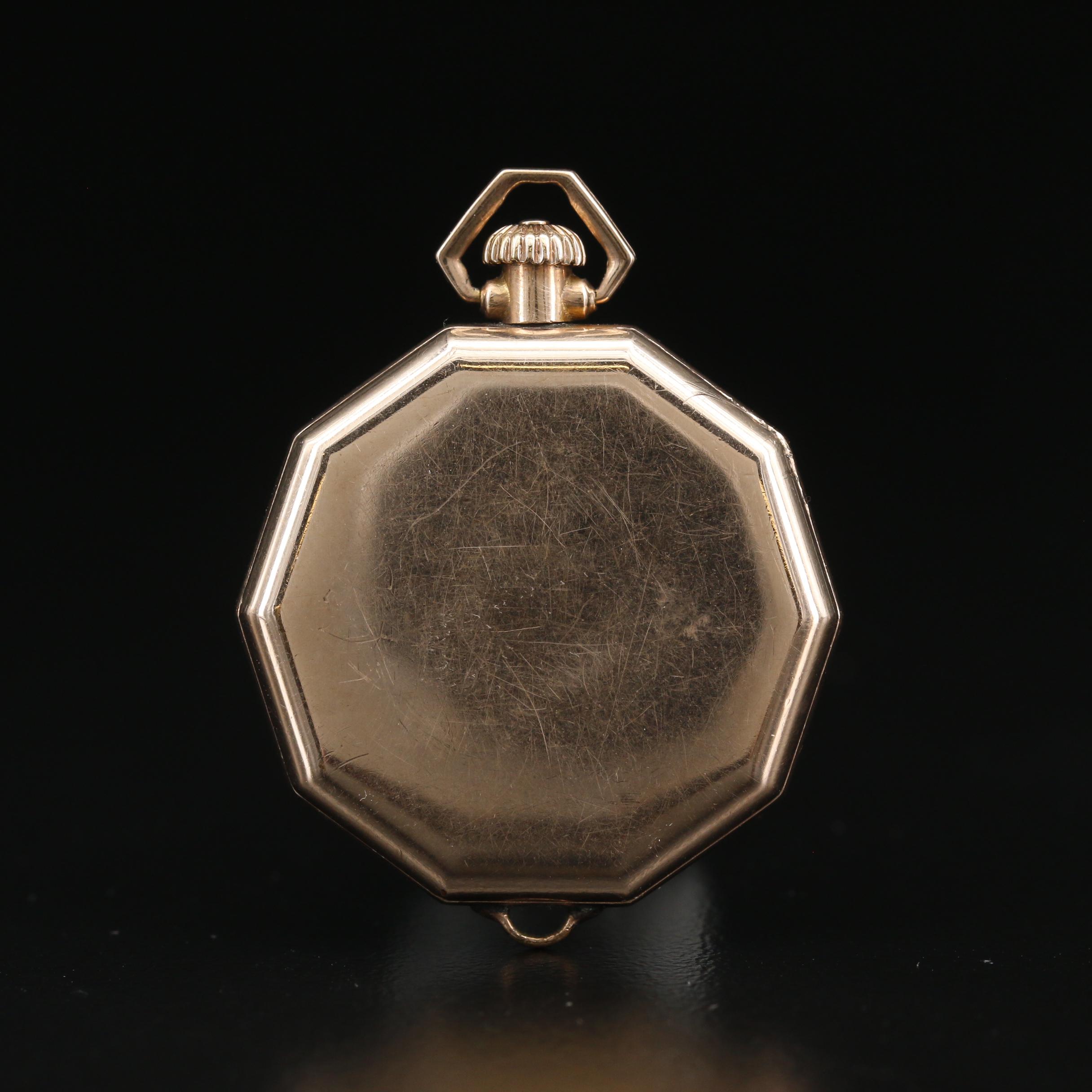 1919 Elgin Gold Filled Convertible Pocket Watch