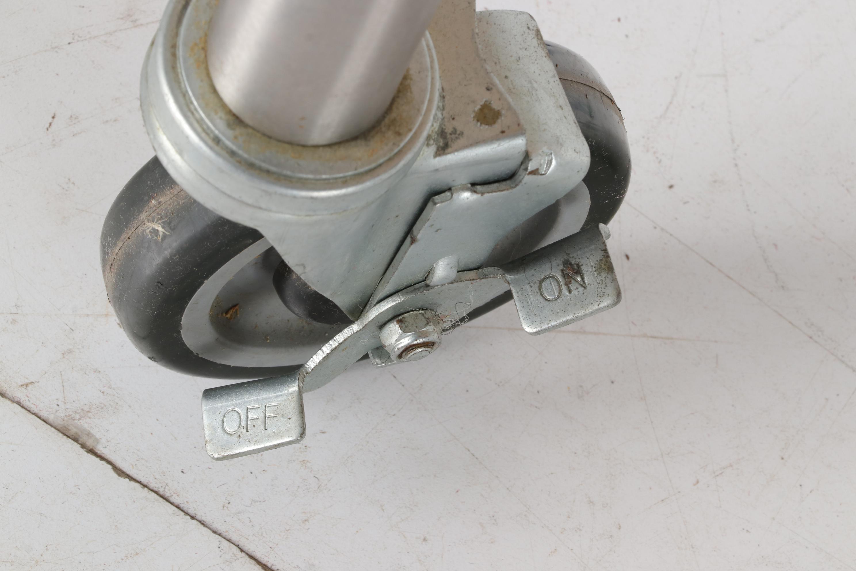 Butcher Block Style Maple Kitchen Island on Wheels with Matching Stools