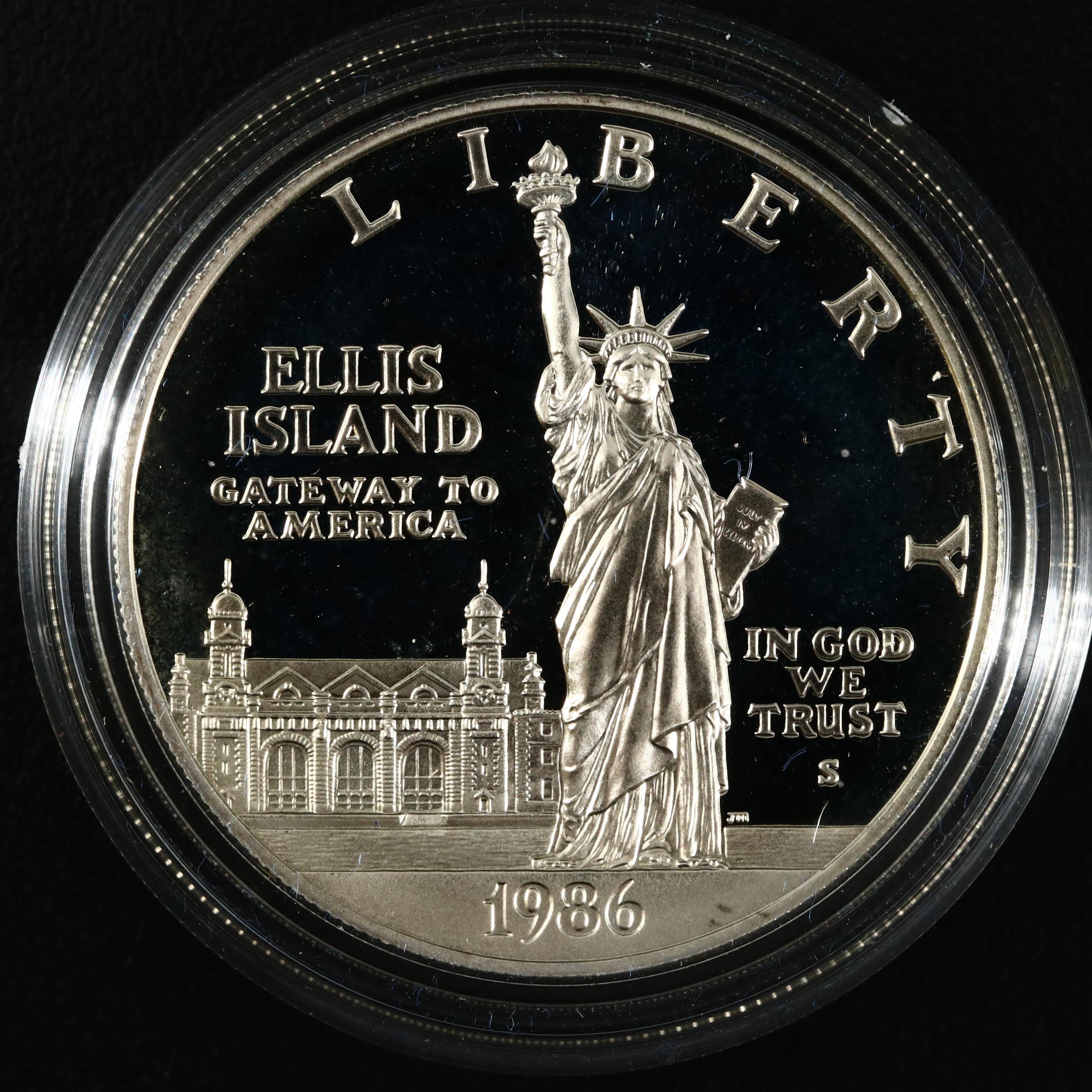 1986 Statue of Liberty Centennial Commemorative Proof Two-Coin Set