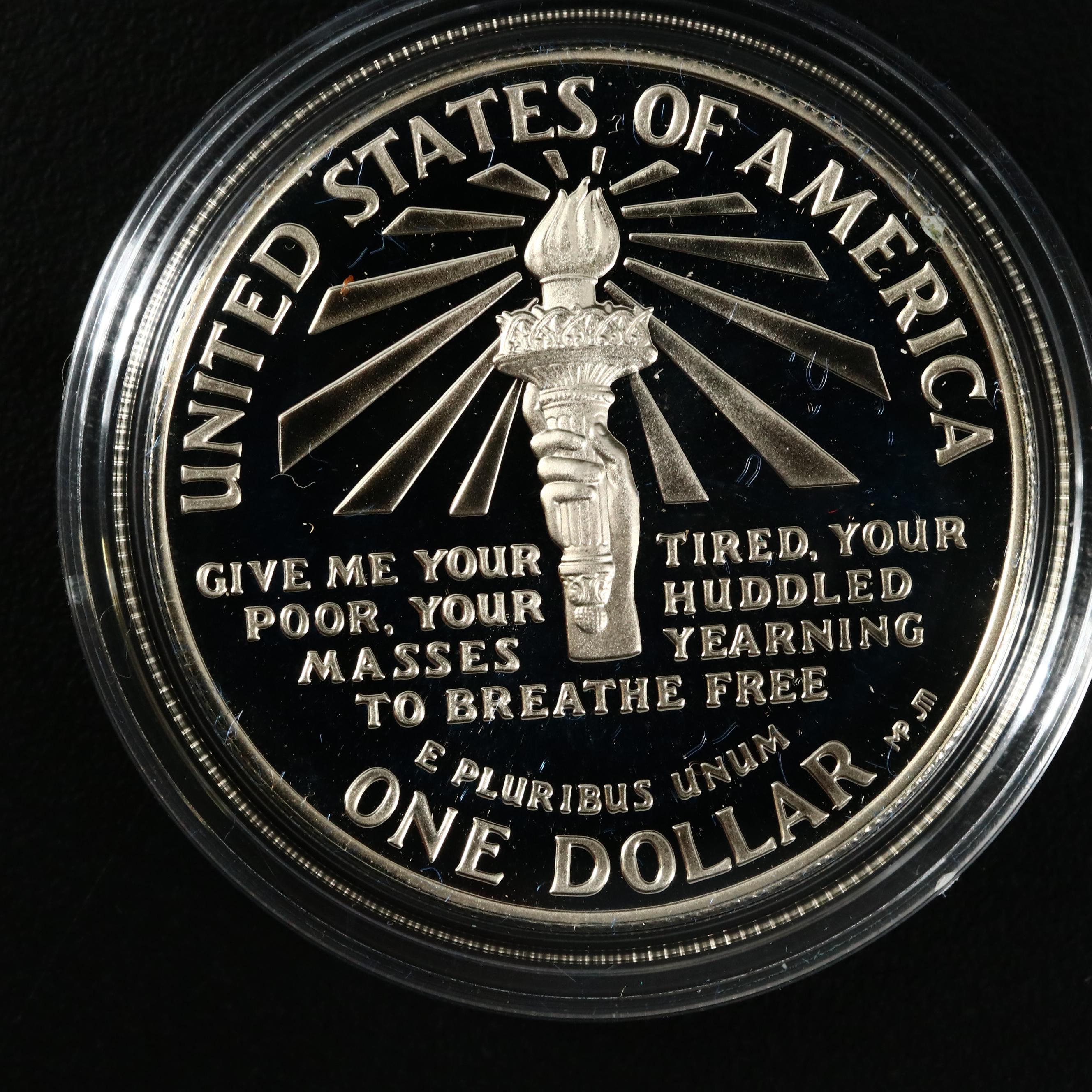 1986 Statue of Liberty Centennial Commemorative Proof Two-Coin Set