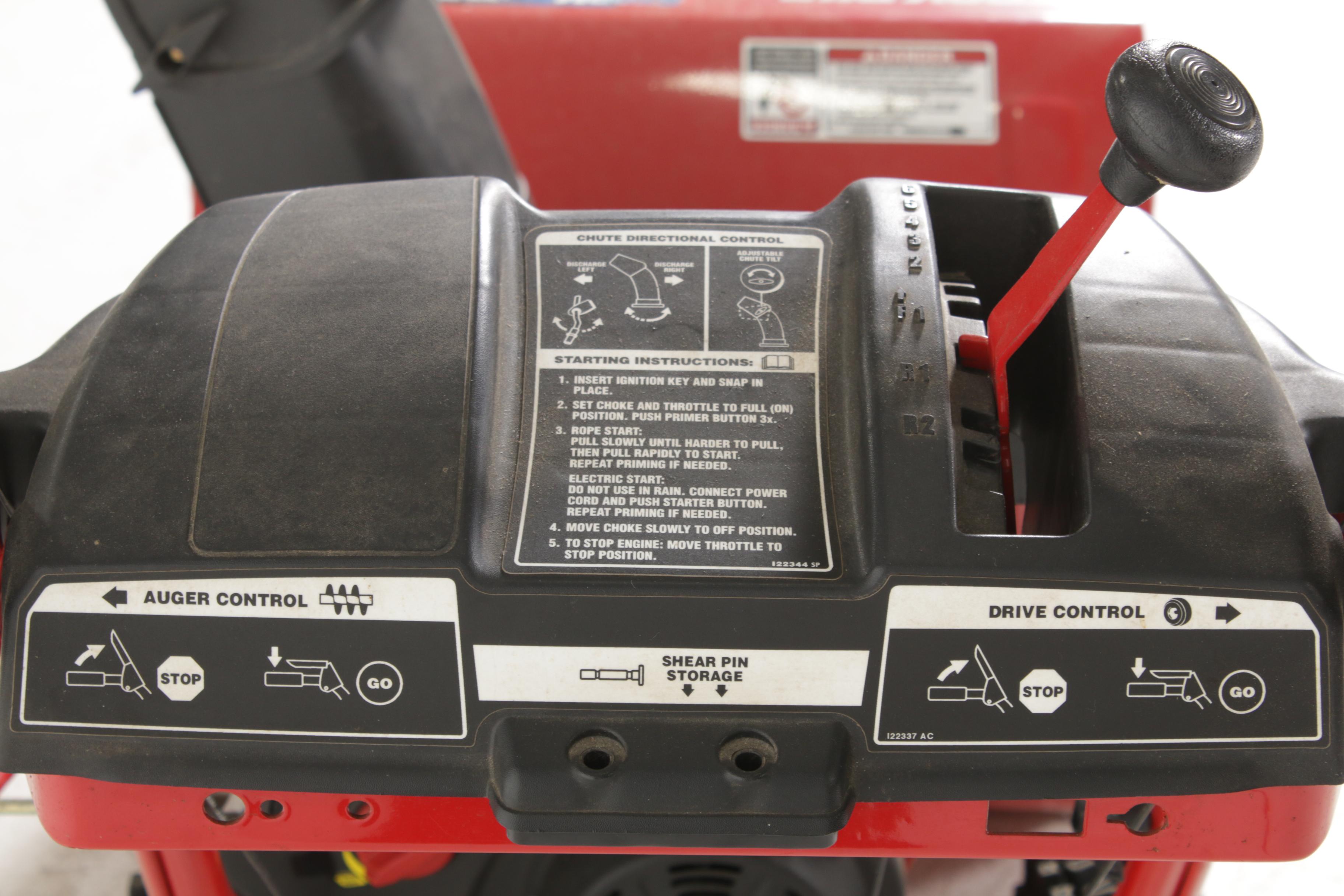 Troy-Bilt "Storm 2410" Electric Start Snow Blower