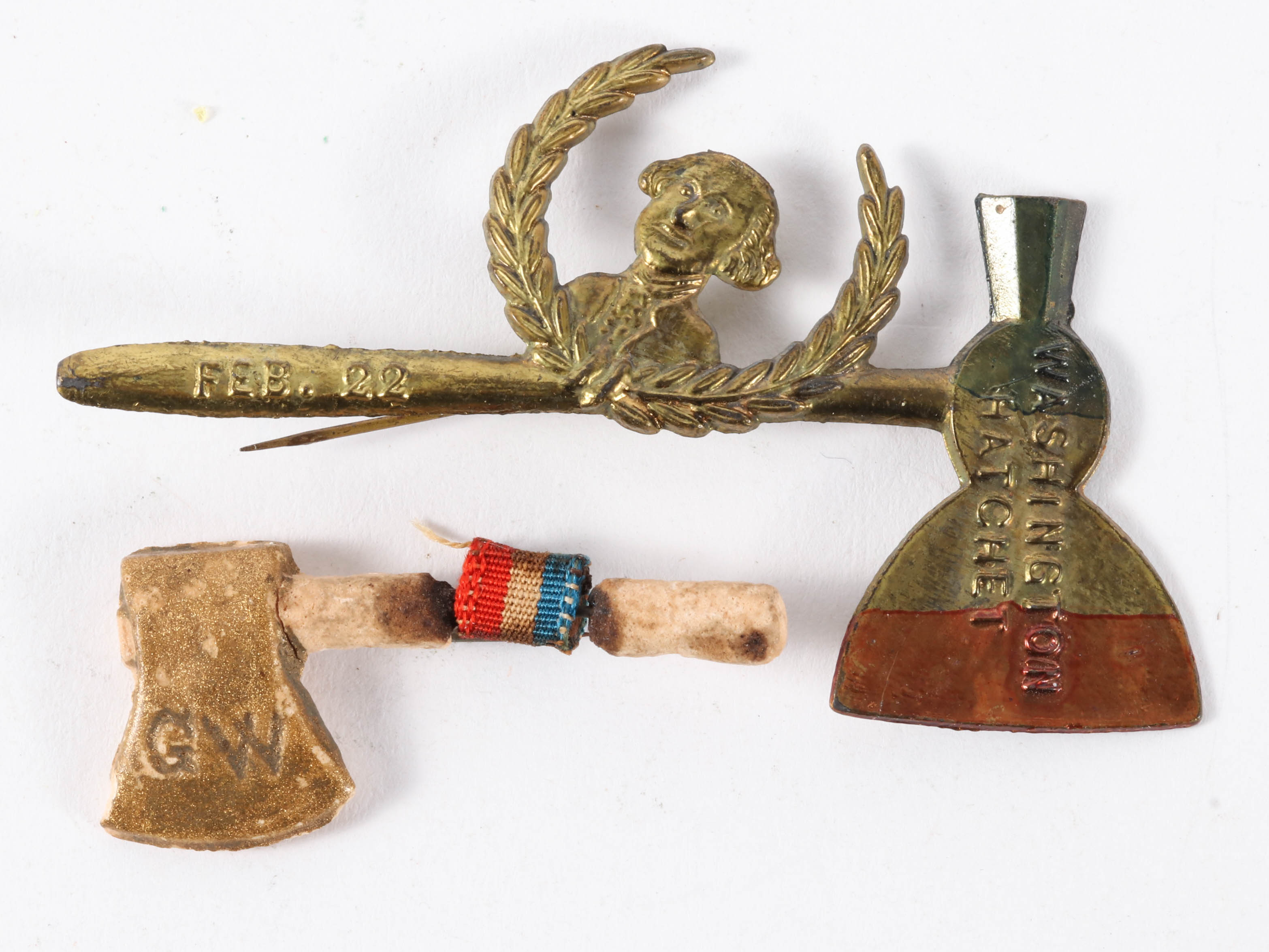 George Washington Commemorative Pins and Buttons