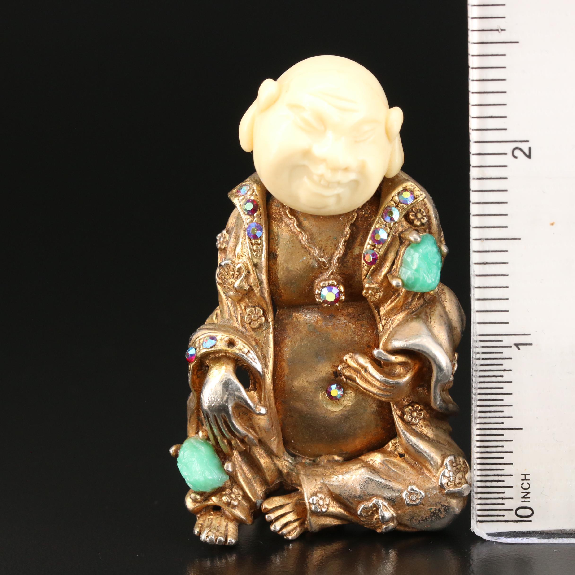 Vintage Hargo Creations "Chinaman" Brooch