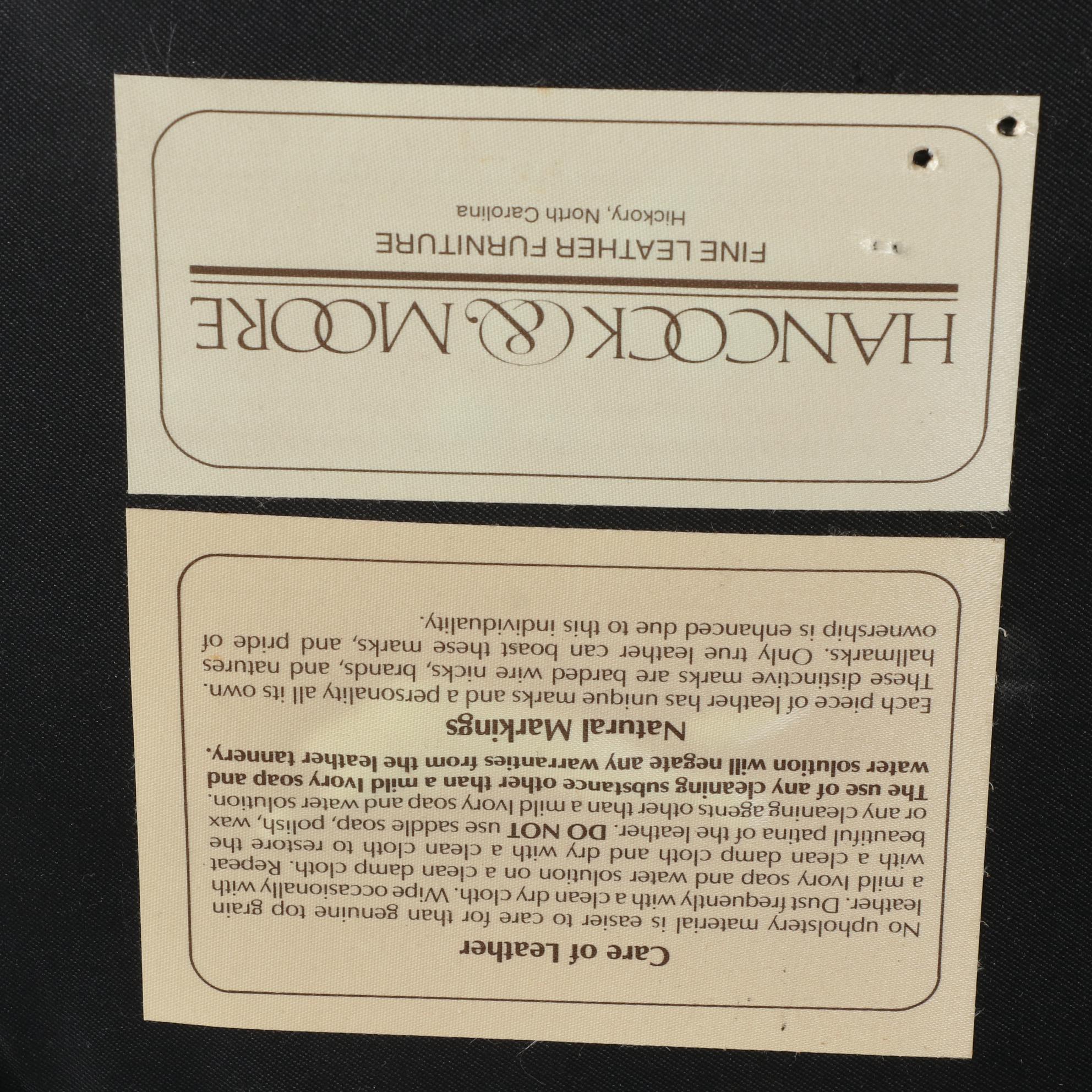 Hancock & Moore "Kensington" Gooseneck Swivel and Tilt Leather Office Chair