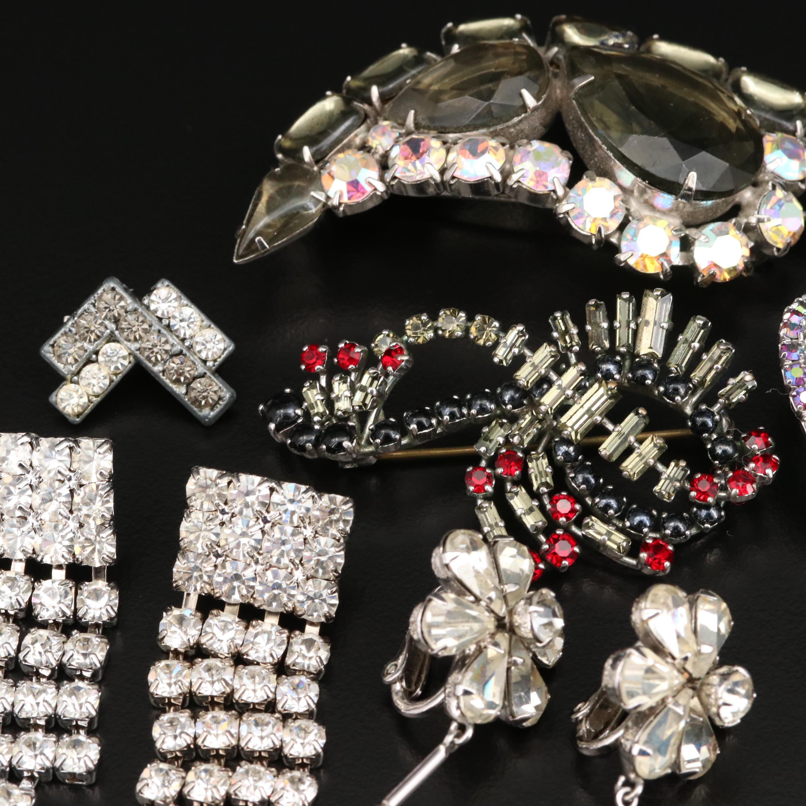 Vintage Rhinestone Jewelry Featuring Ralph Polcini