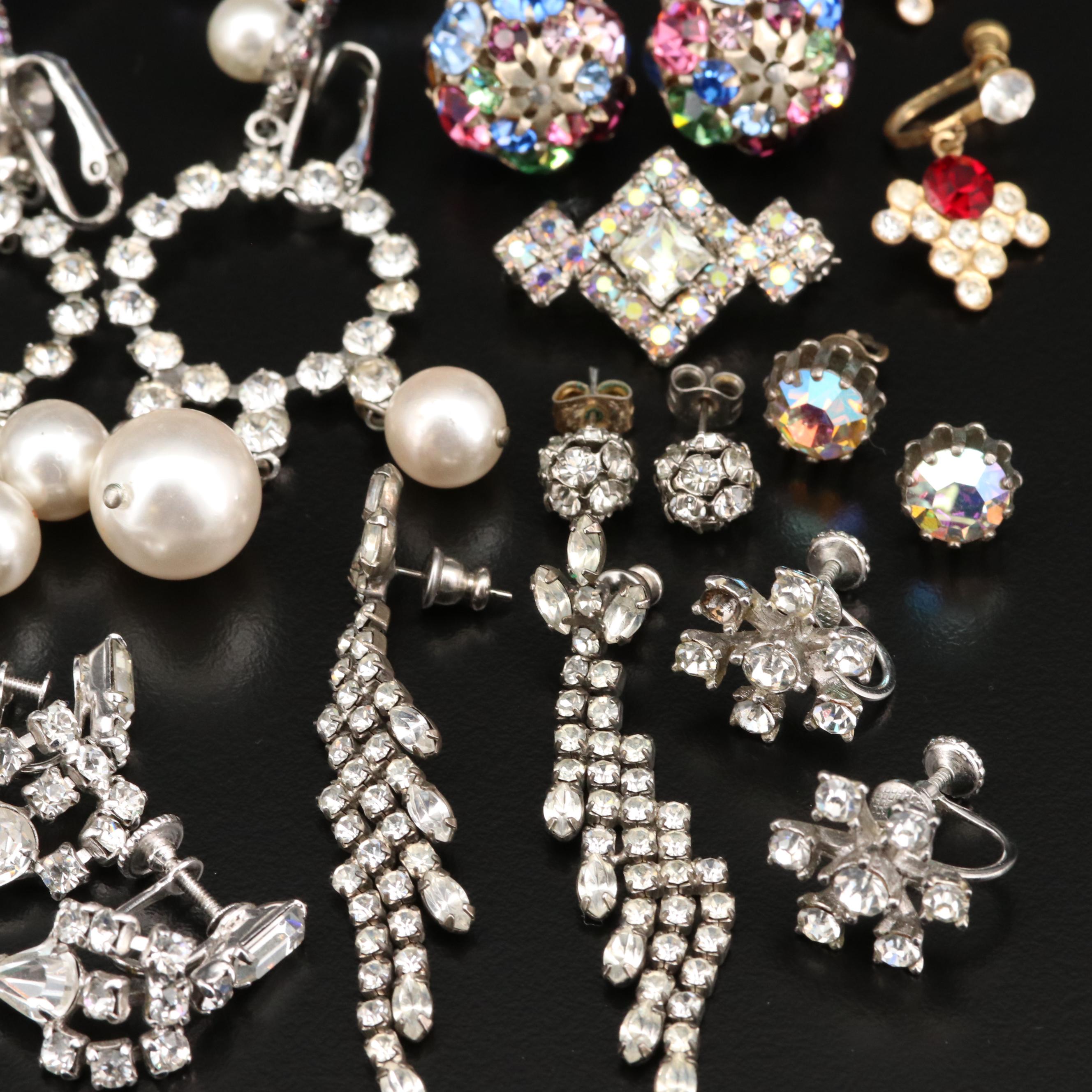 Vintage Rhinestone Jewelry Featuring Ralph Polcini