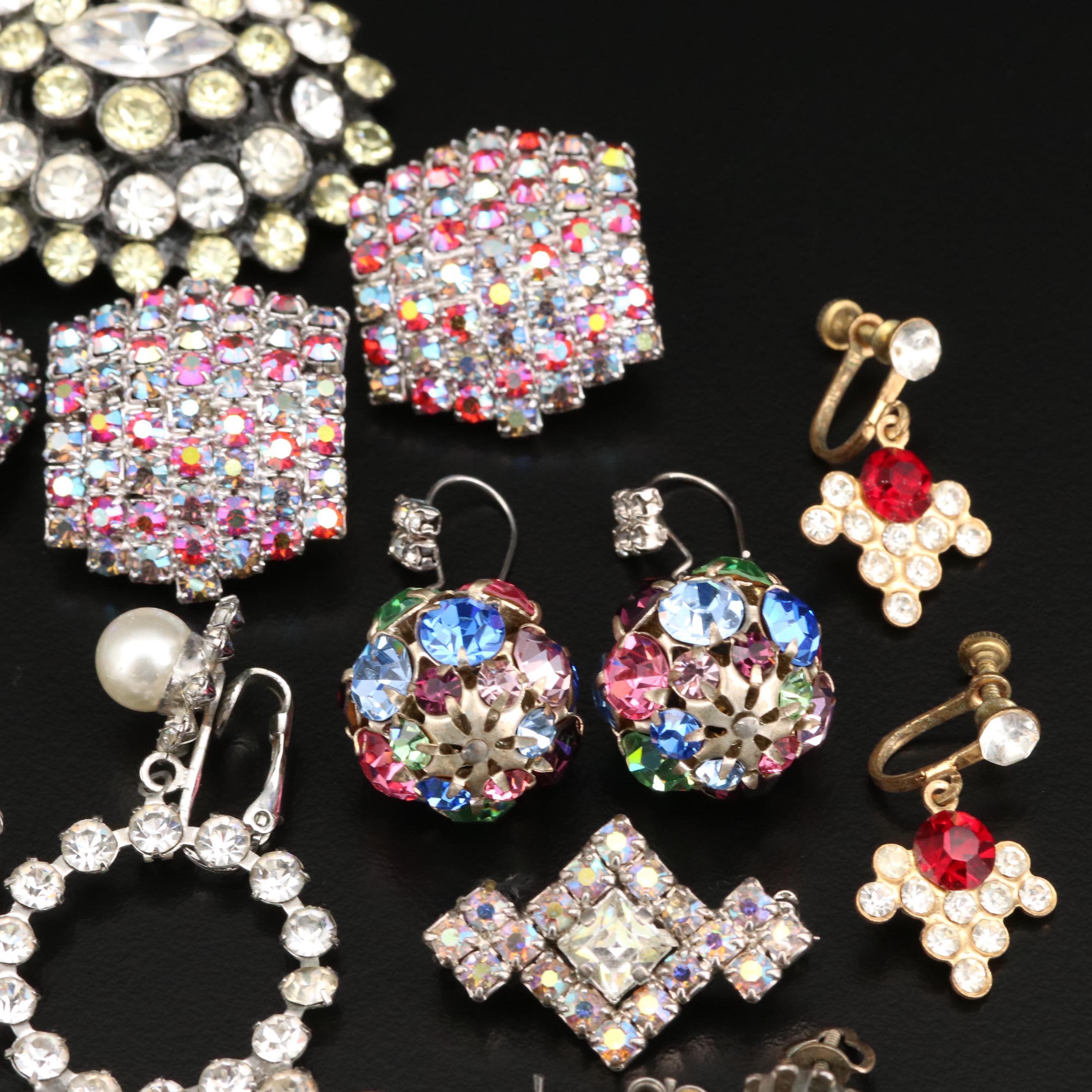 Vintage Rhinestone Jewelry Featuring Ralph Polcini