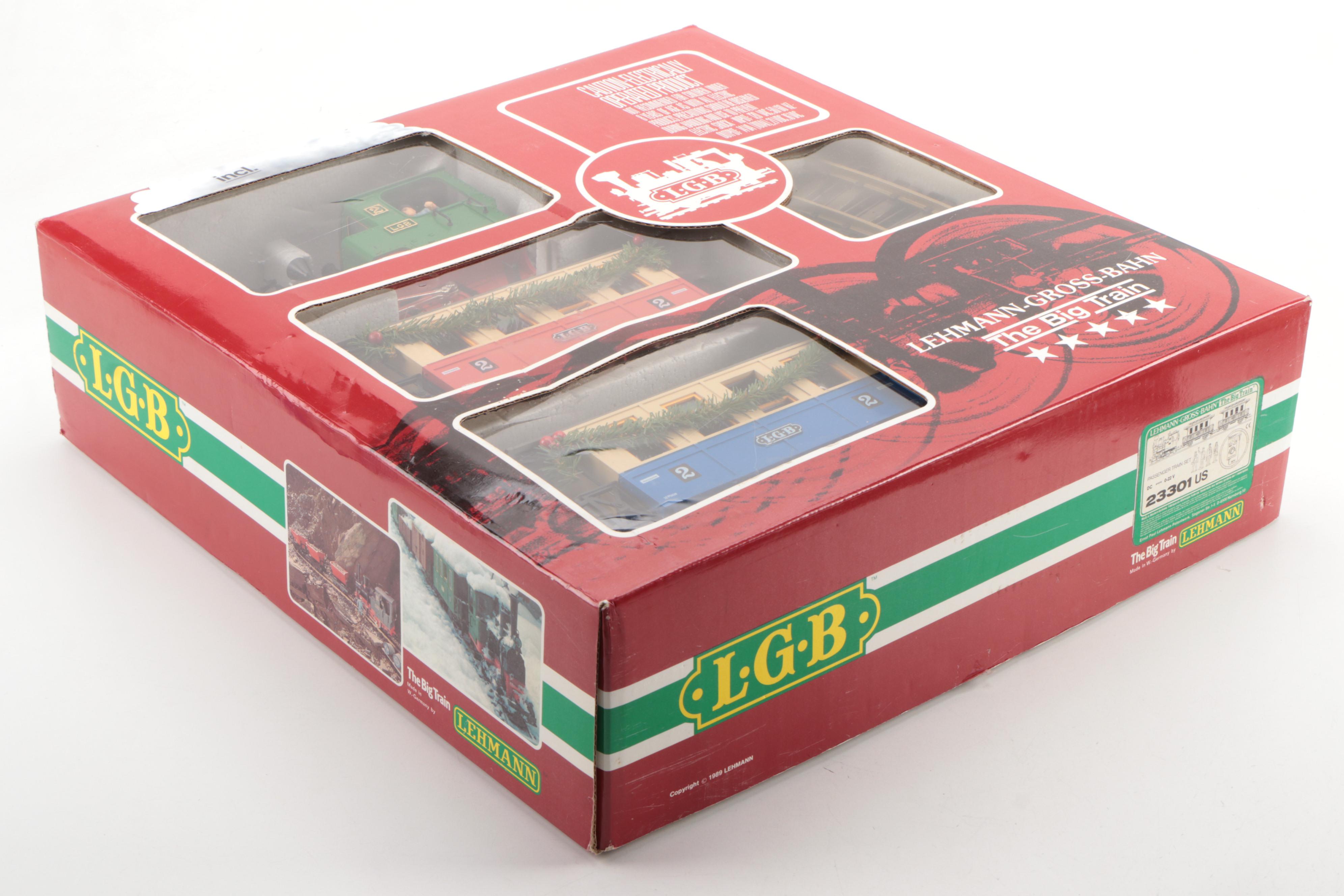 Lehmann-Gross-Bahn "The Big Train Passenger" Play Set in Original Packaging