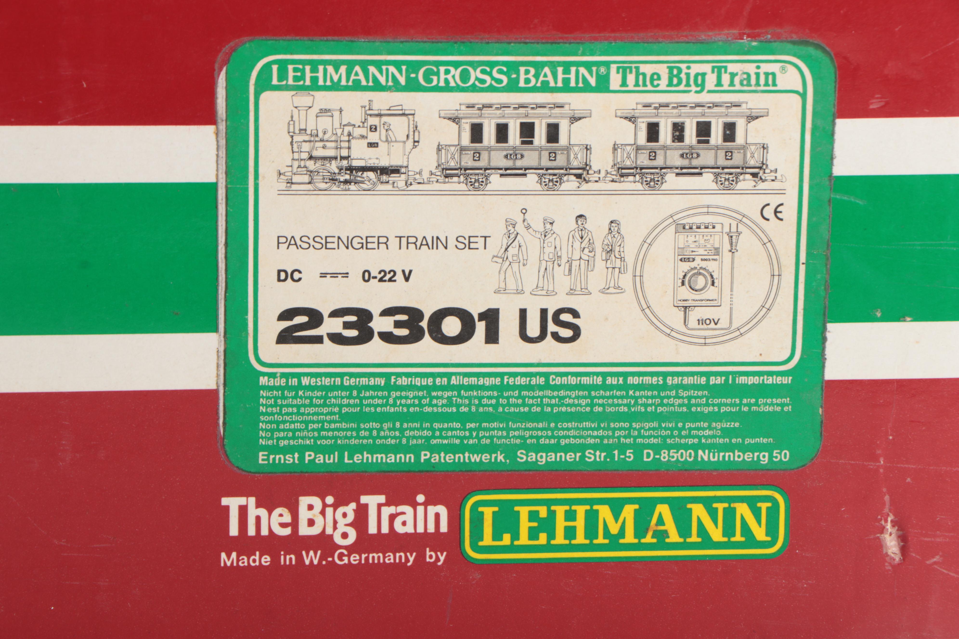 Lehmann-Gross-Bahn "The Big Train Passenger" Play Set in Original Packaging