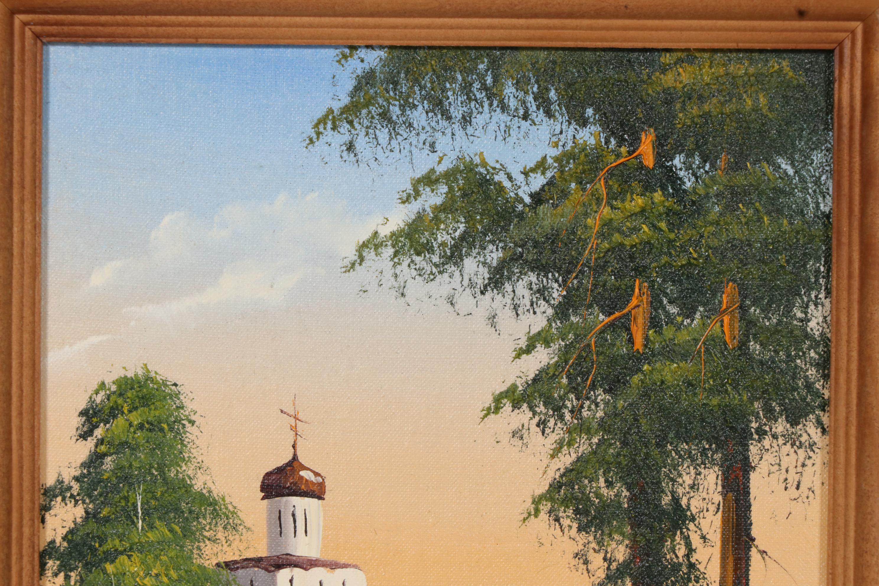 K. Yermakova Oil Paintings of Russian Scenes, Circa 1990