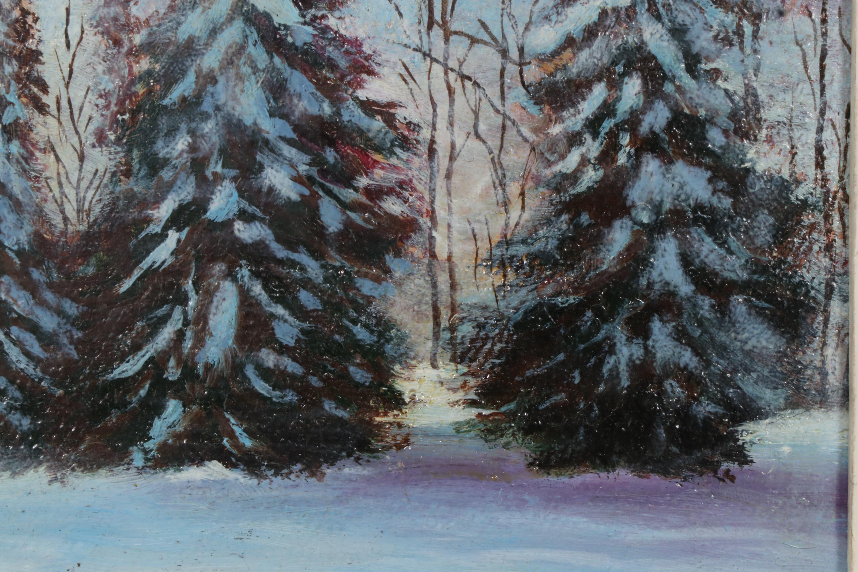 K. Yermakova Oil Paintings of Russian Scenes, Circa 1990