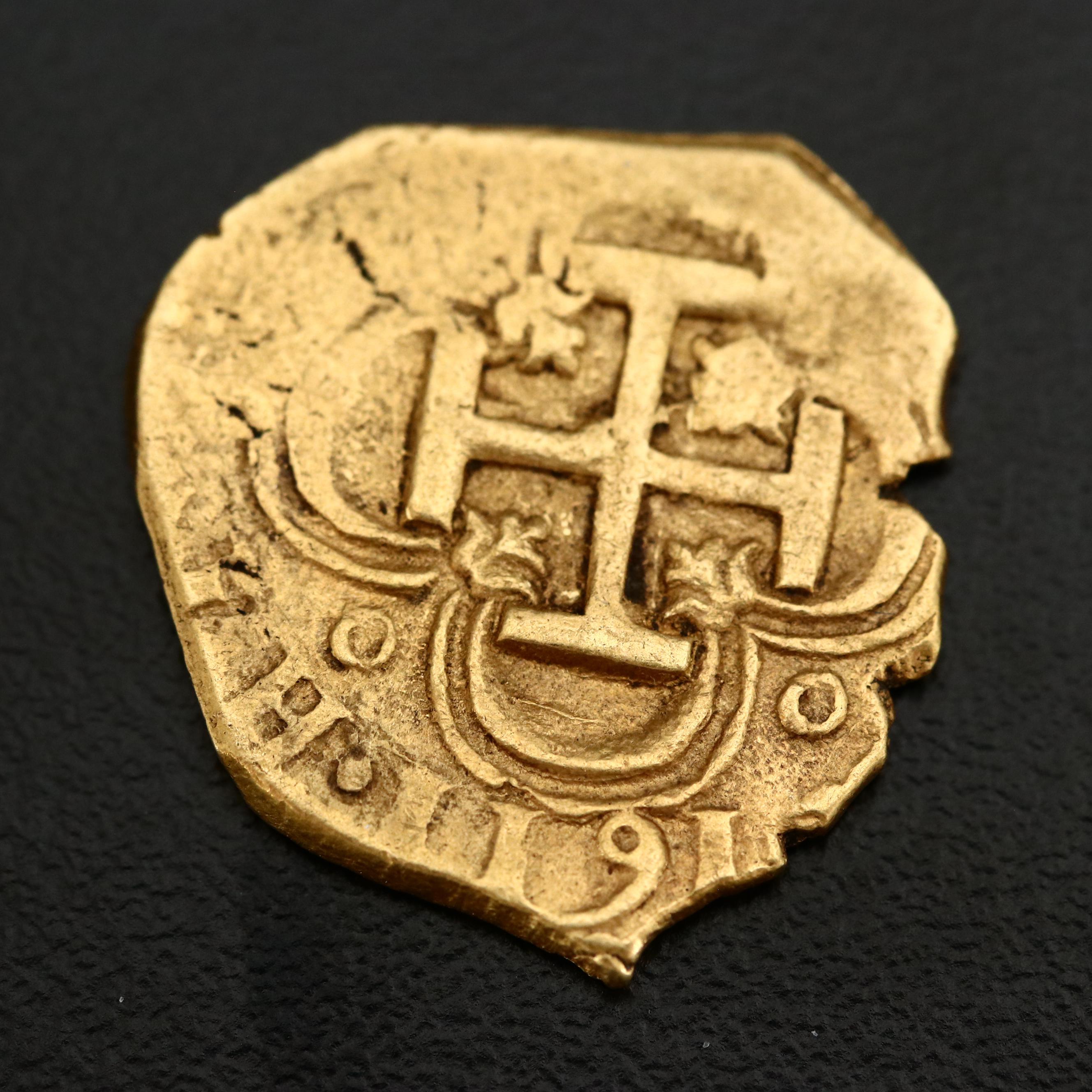 1611 Spanish 2-Escudo "Doubloon" Gold Cob Coin