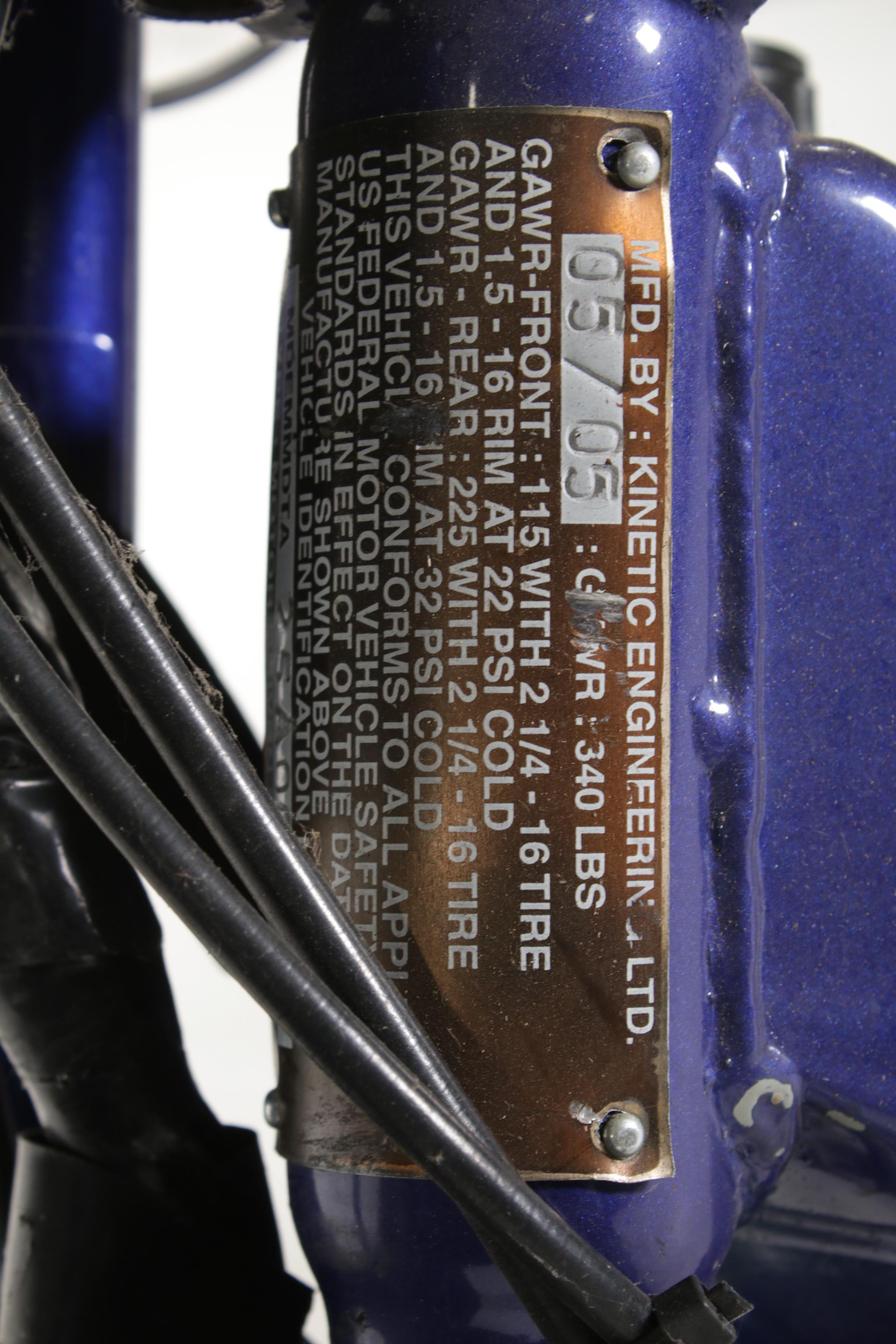 Kinetic Engineering TFR Gas Powered Moped