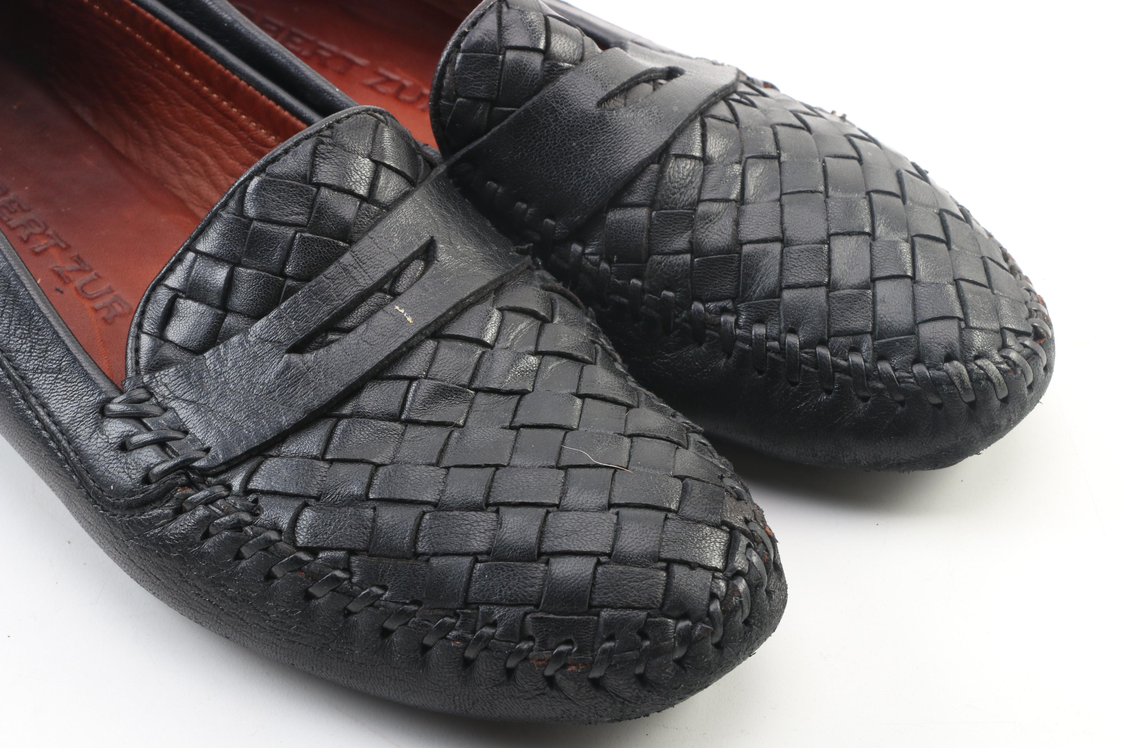 Tory Burch and Robert Zur Black Leather Flip-Flops and Loafers