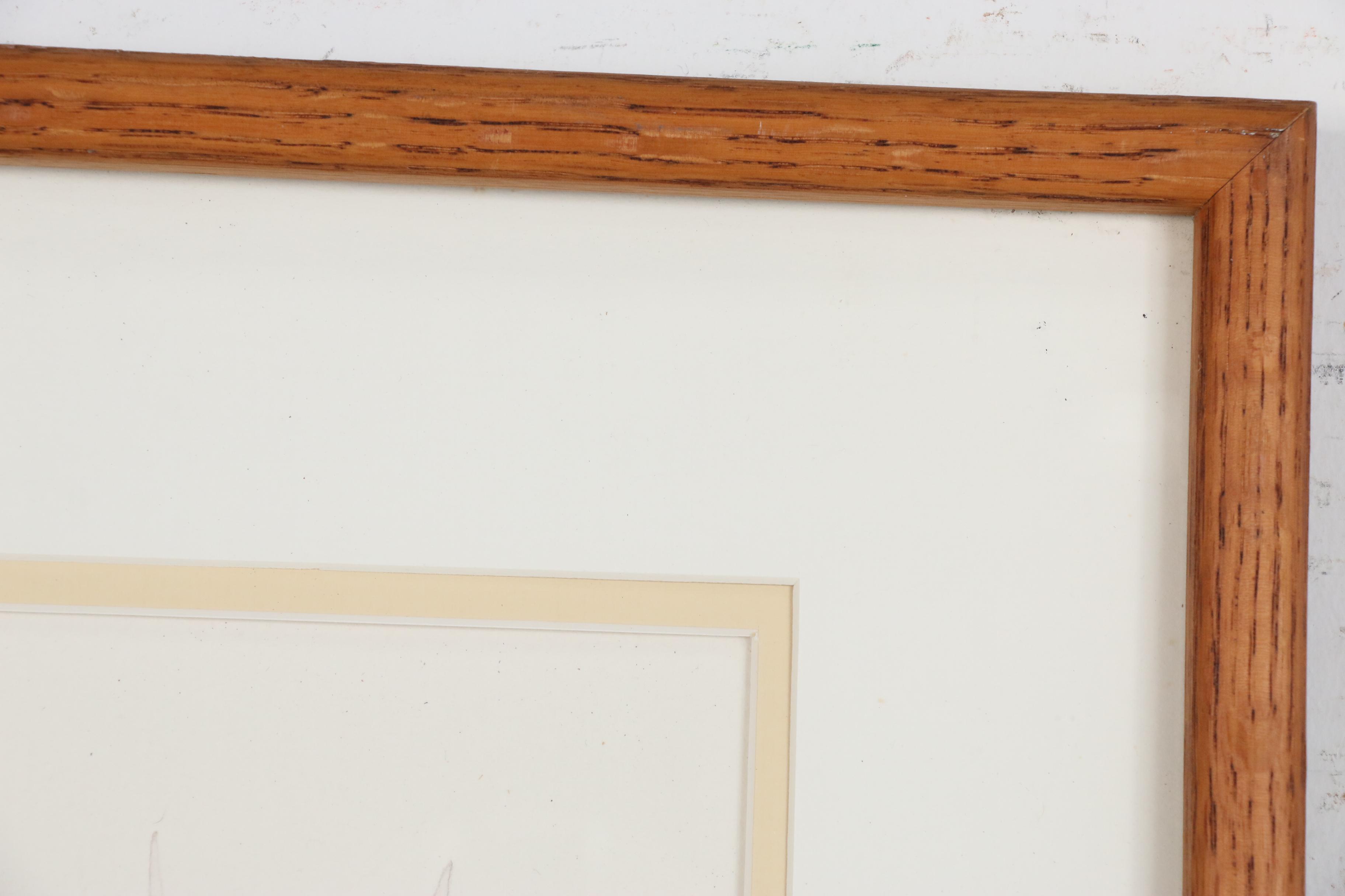 Amy C. Storey Botanical Watercolor Painting of Orchids, 1980