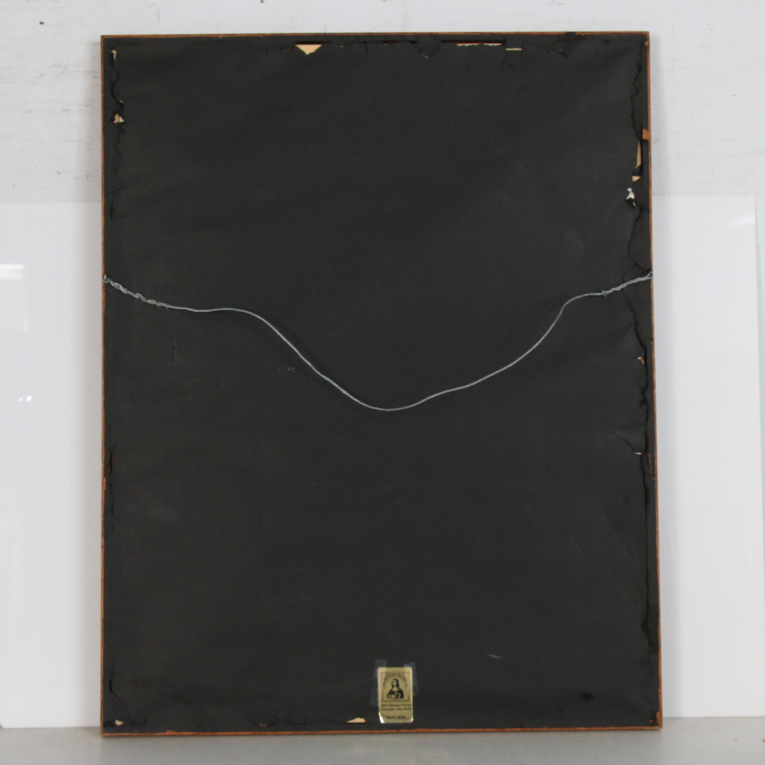 Amy C. Storey Botanical Watercolor Painting of Orchids, 1980