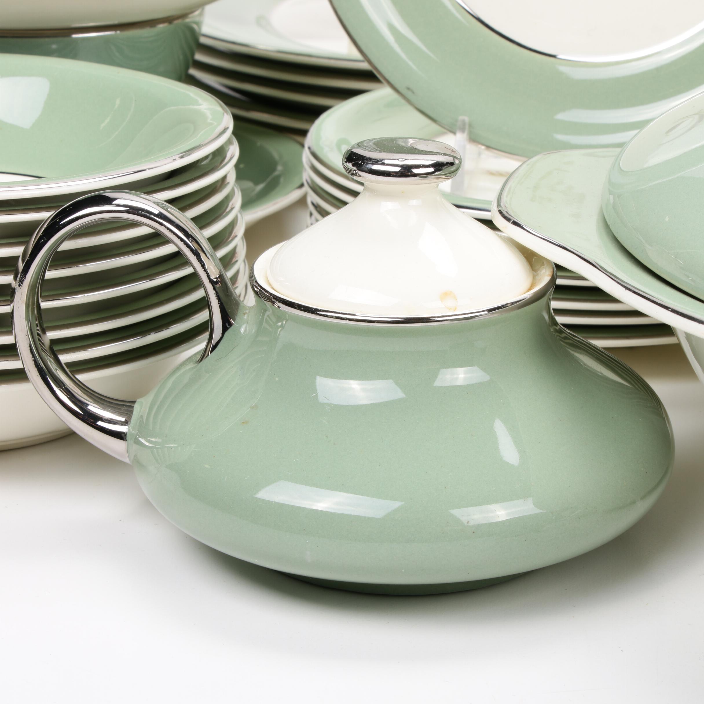 The Harker Pottery Co. "Slender Leaf" Dinnerware