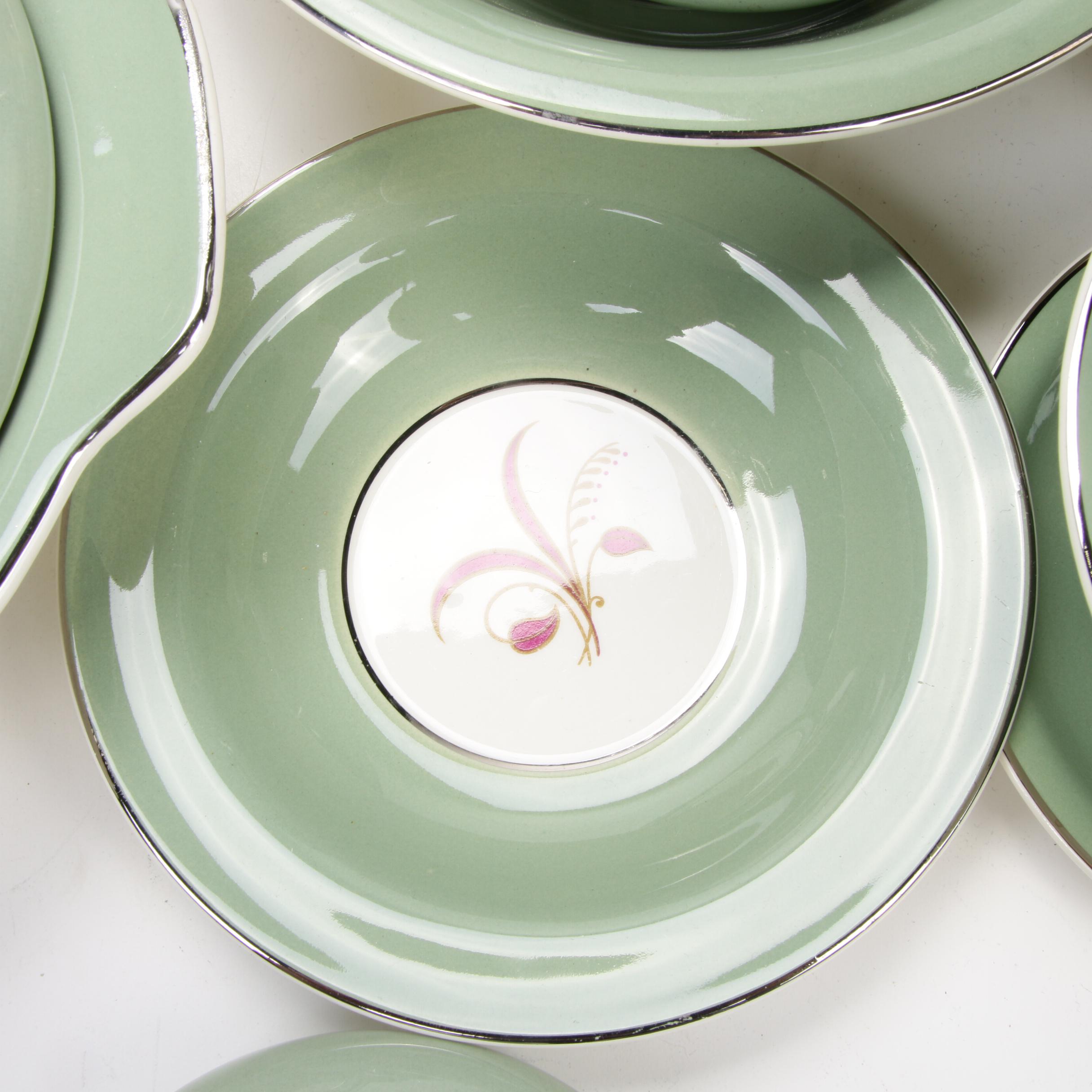 The Harker Pottery Co. "Slender Leaf" Dinnerware