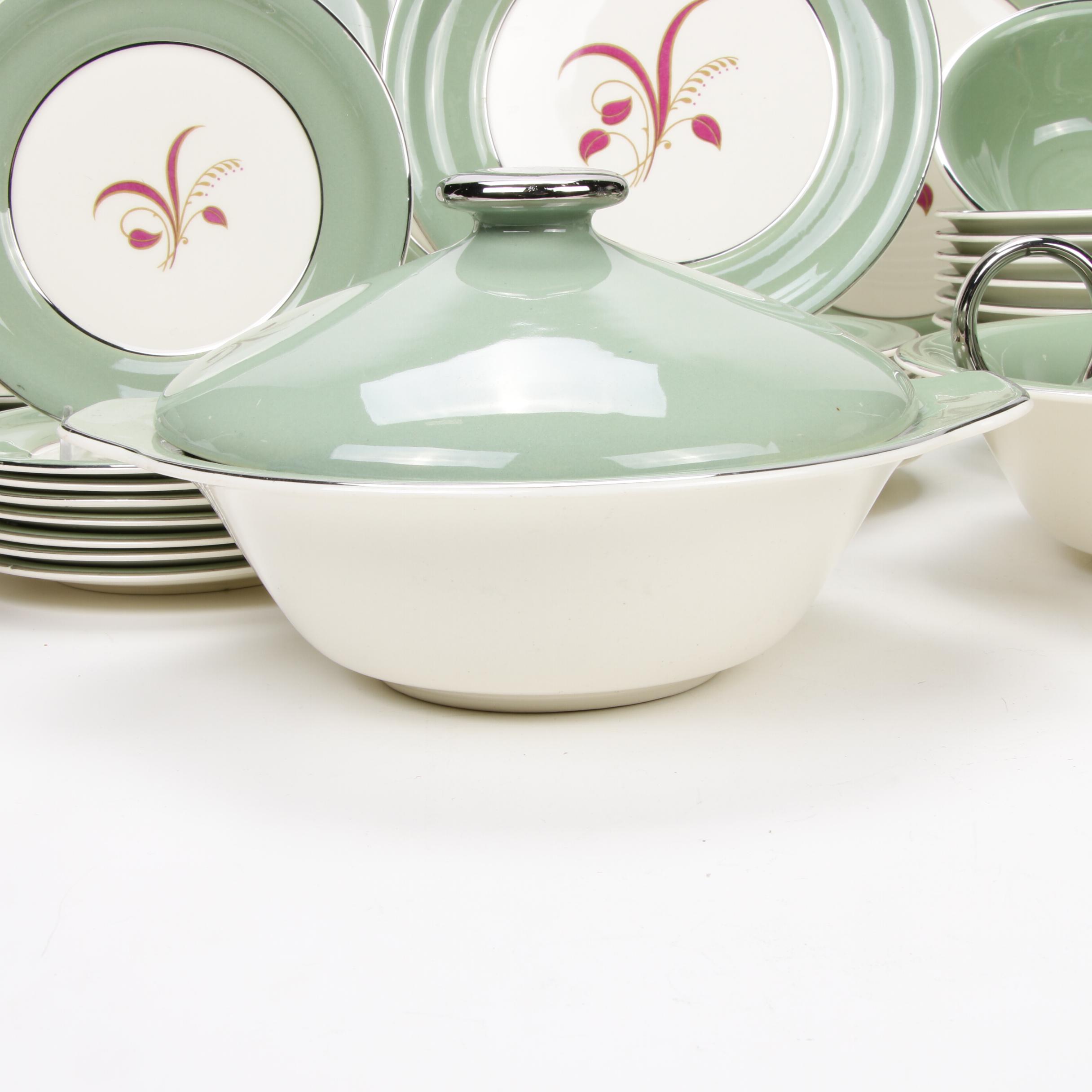 The Harker Pottery Co. "Slender Leaf" Dinnerware