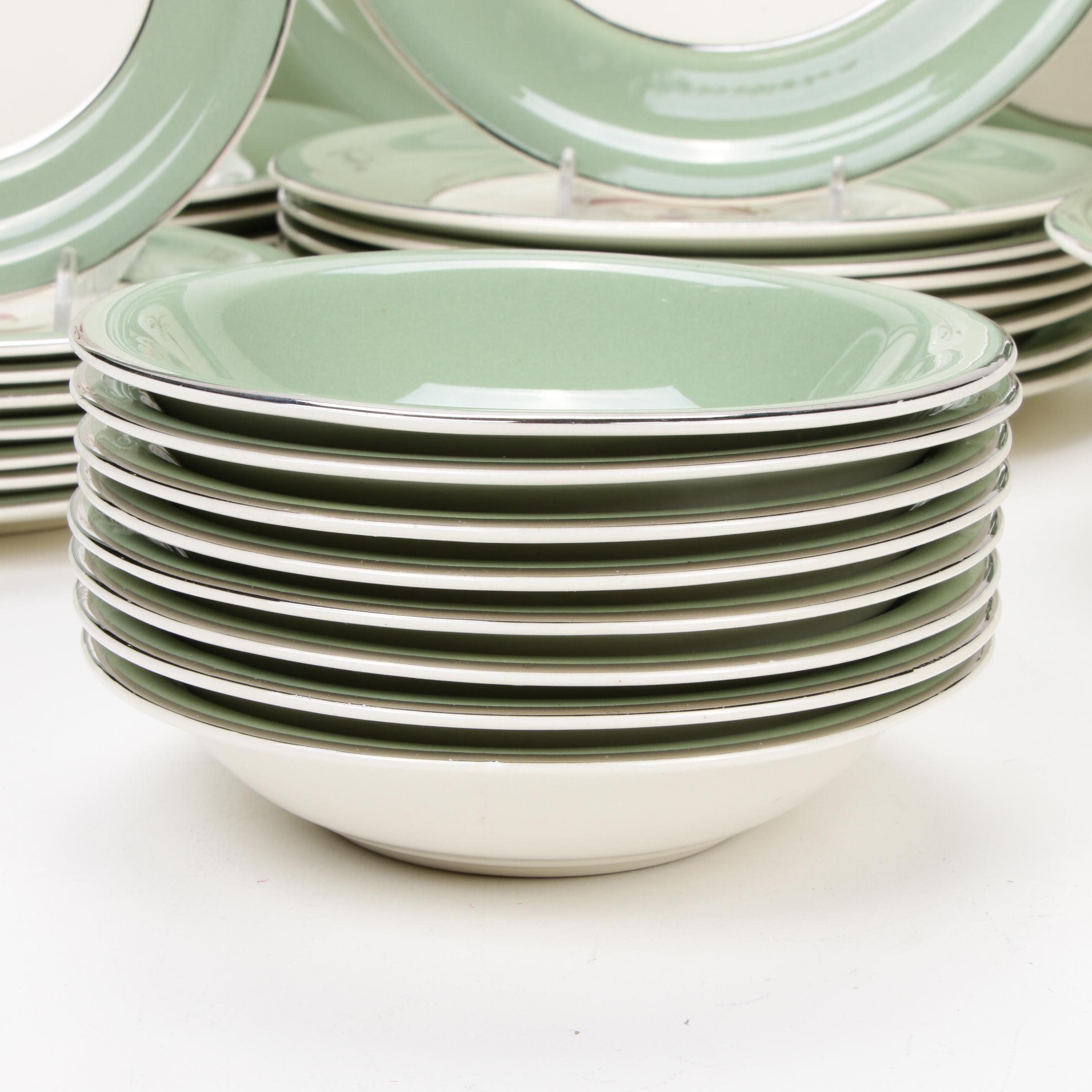 The Harker Pottery Co. "Slender Leaf" Dinnerware
