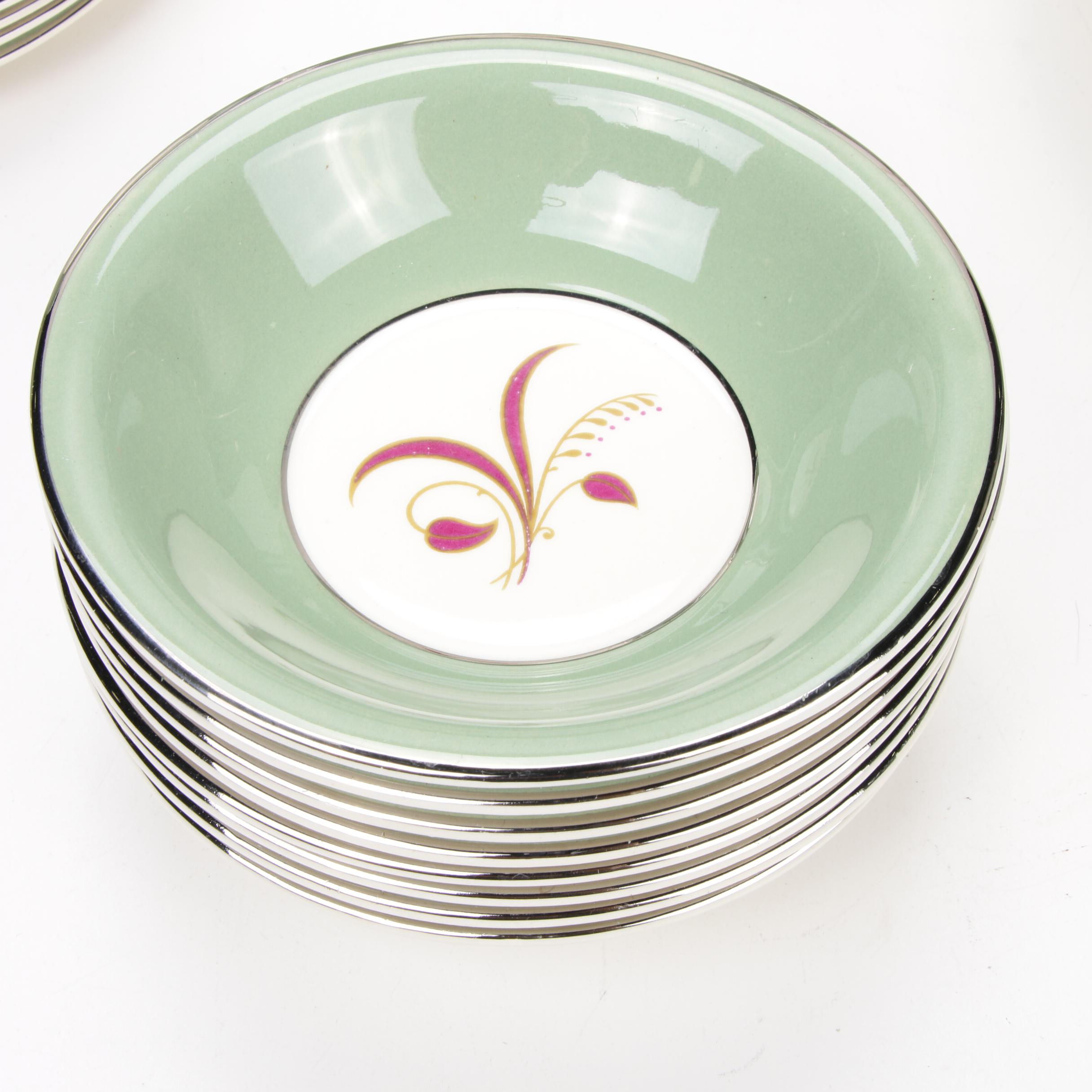 The Harker Pottery Co. "Slender Leaf" Dinnerware