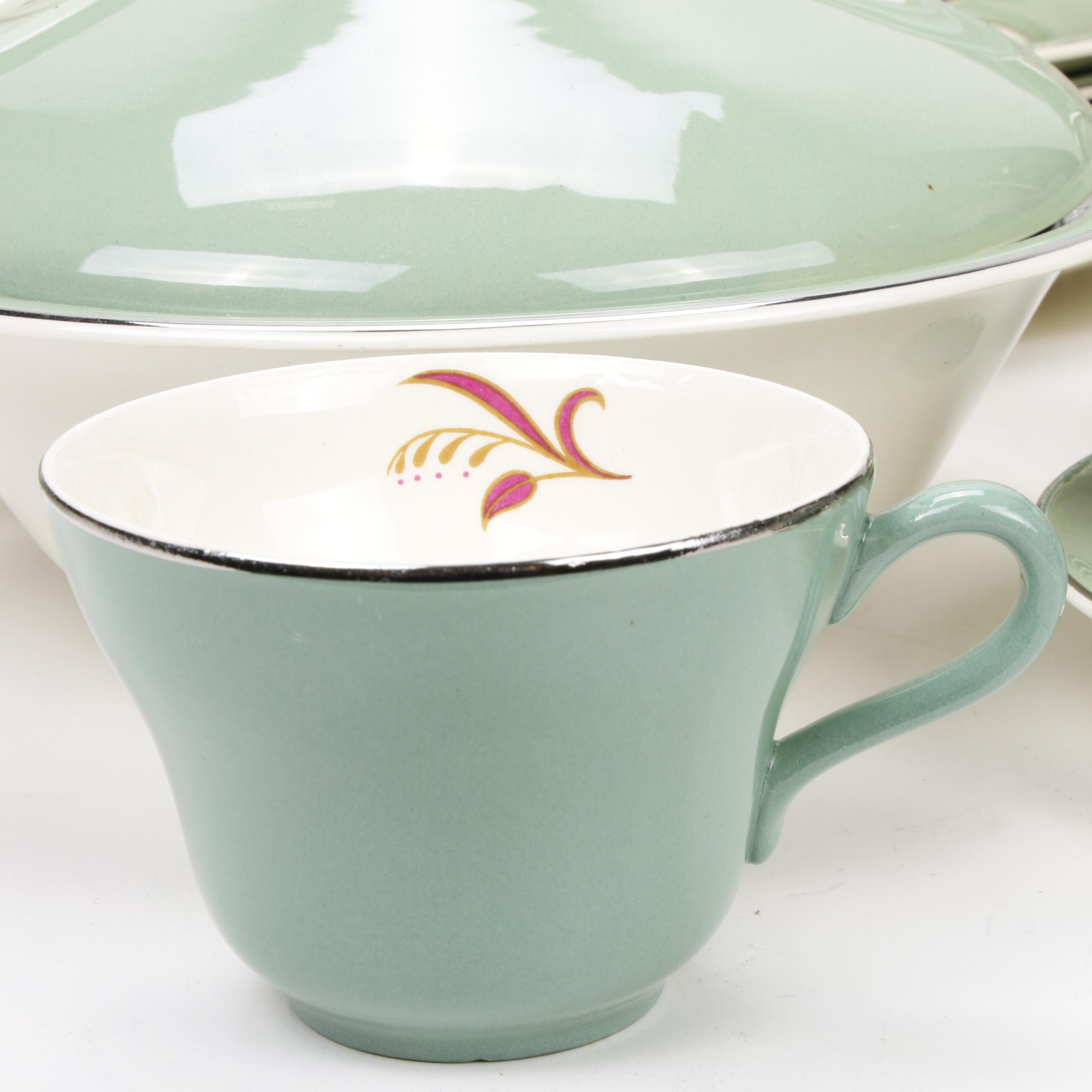 The Harker Pottery Co. "Slender Leaf" Dinnerware